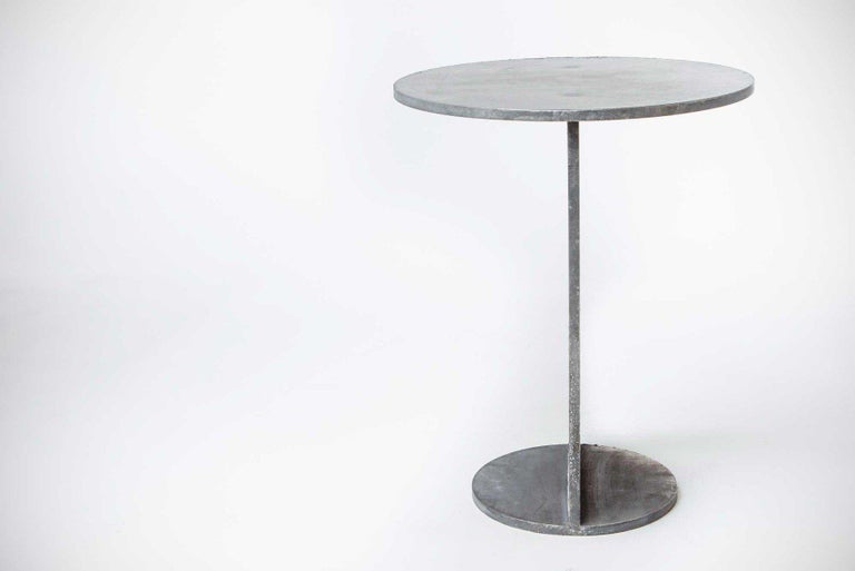 Pair of Eero Tables in Hot-Dipped Galvanized Steel Plate by Jonathan ...