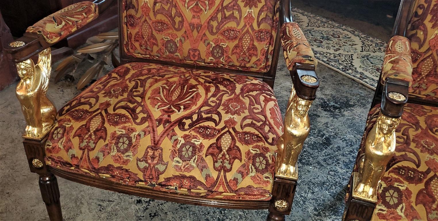 egyptian revival chair