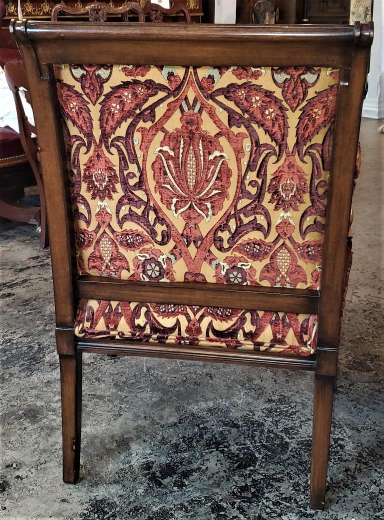 Pair of Egyptian Revival Armchairs In Good Condition In Dallas, TX