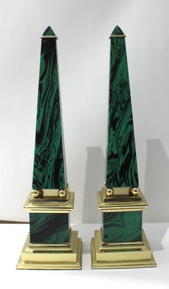 Pair of Egyptian Revival Oblelisks by Chapman