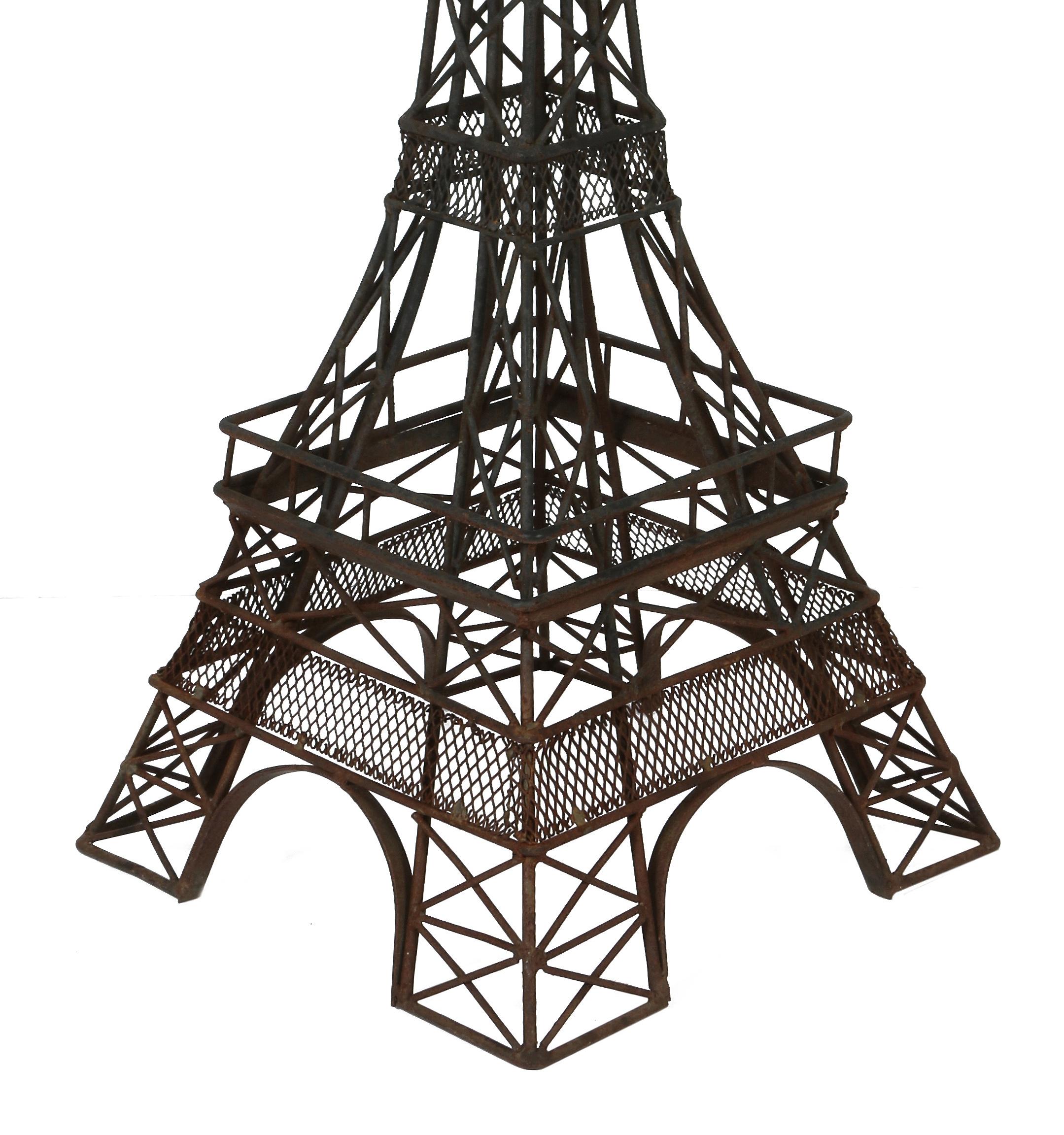 Metal Pair of Eiffel Towers