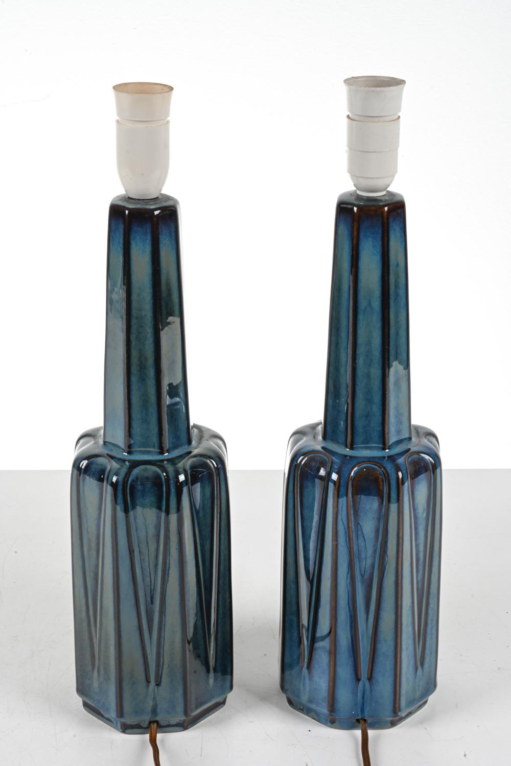 Pair of Einar Johansen for Soholm Table Lamps Model 1033 For Sale 3