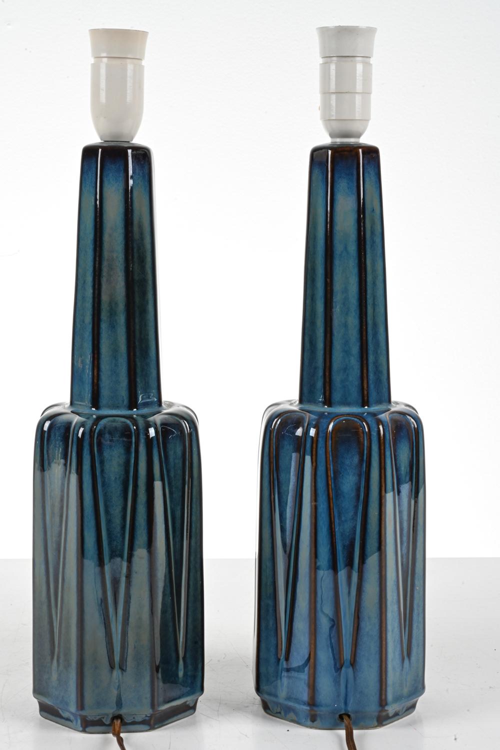 Pair of Einar Johansen for Soholm Table Lamps Model 1033 For Sale 4