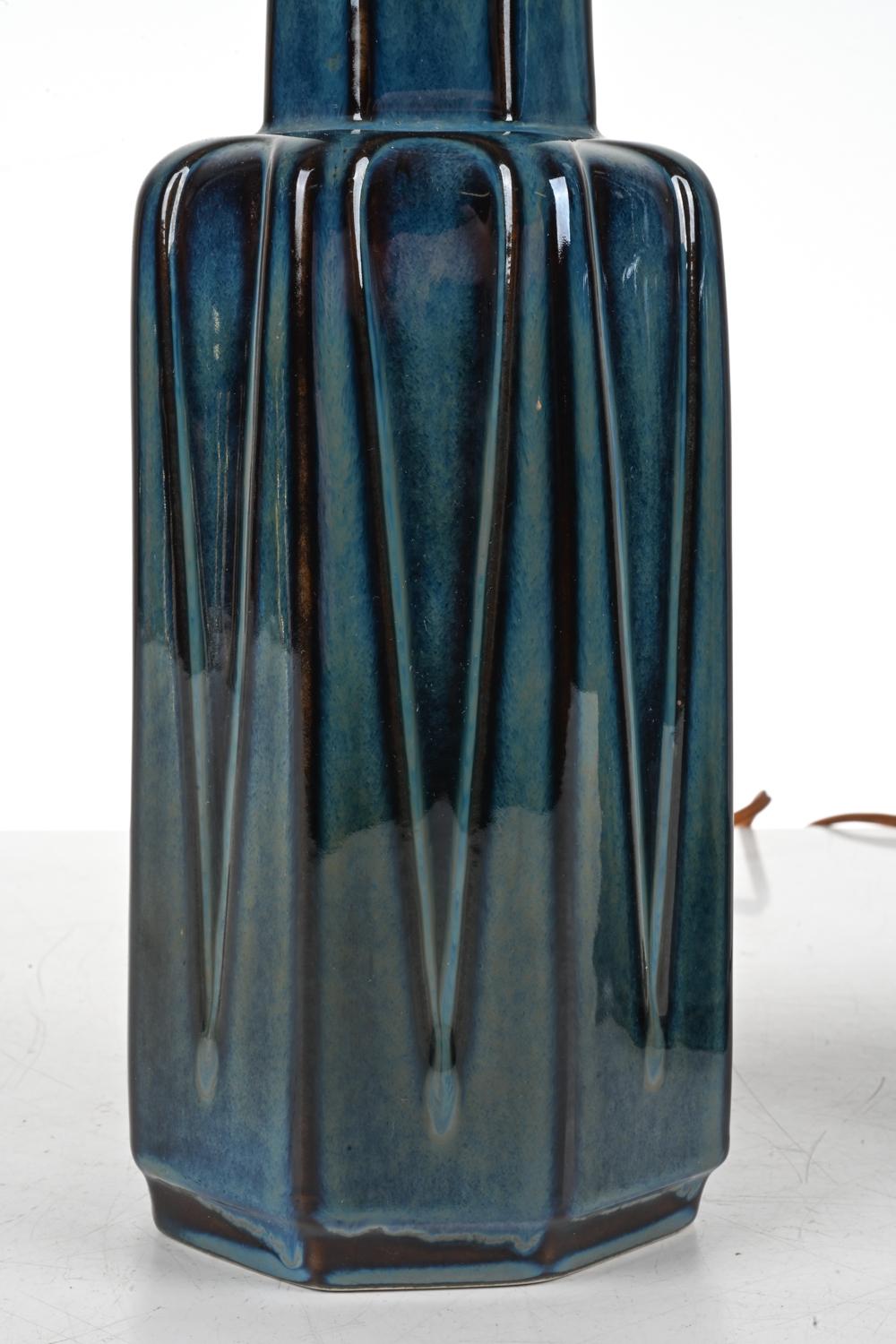 Stoneware Pair of Einar Johansen for Soholm Table Lamps Model 1033 For Sale