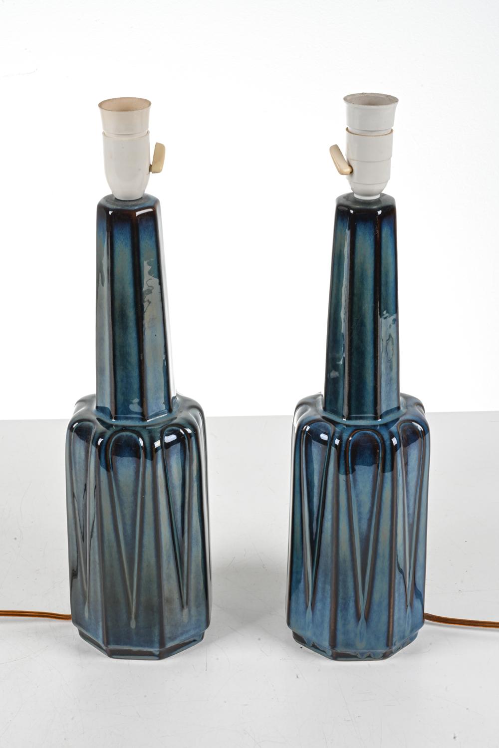 Pair of Einar Johansen for Soholm Table Lamps Model 1033 For Sale 1