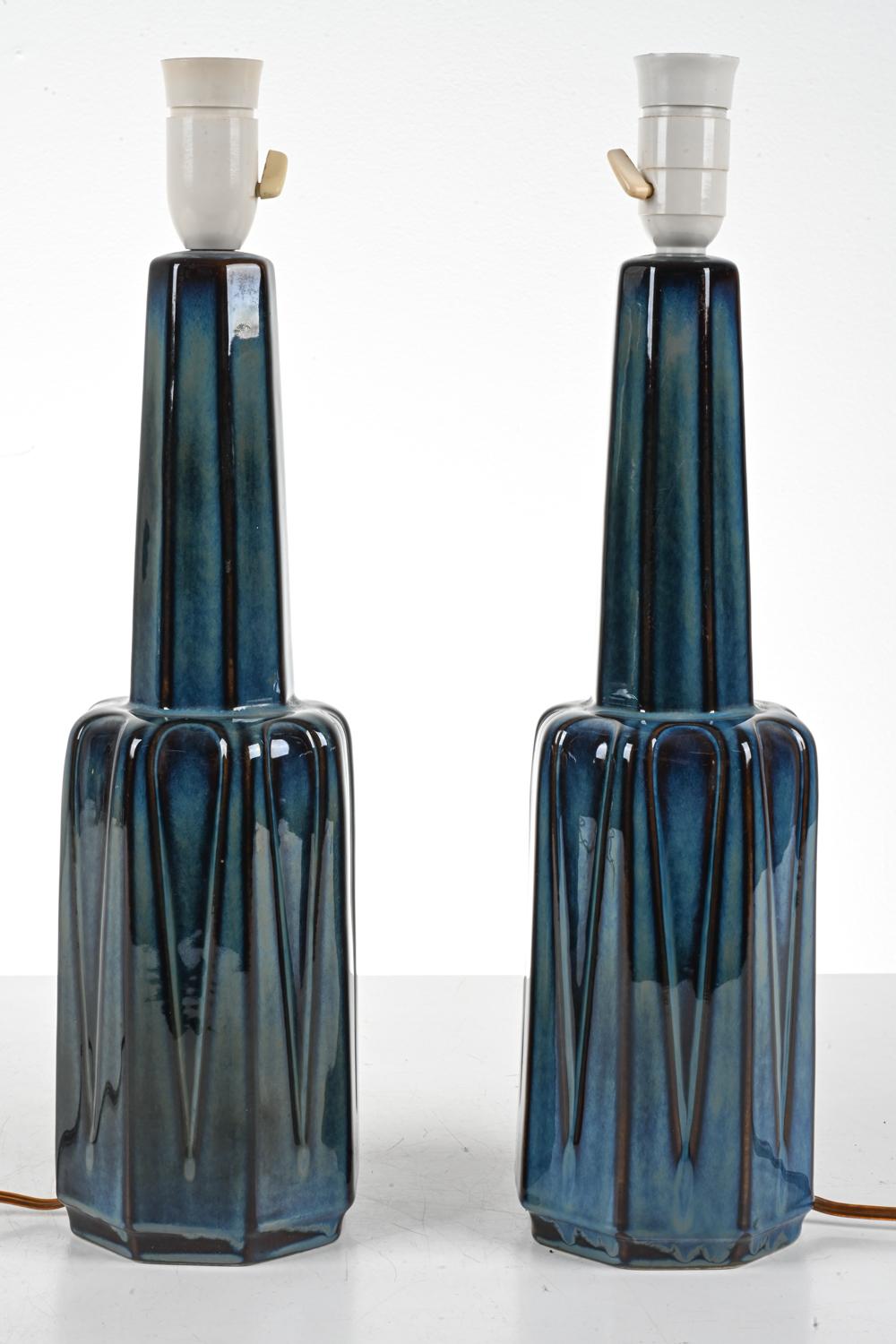 Pair of Einar Johansen for Soholm Table Lamps Model 1033 For Sale 2