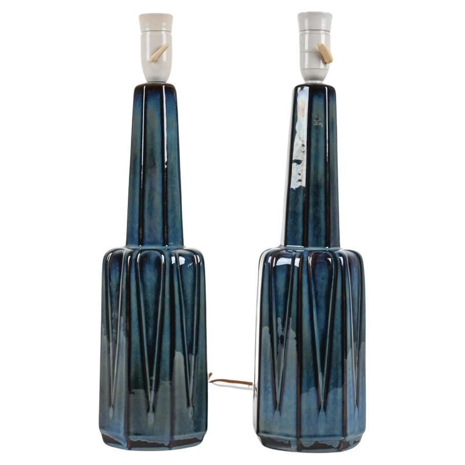 Pair of Einar Johansen for Soholm Table Lamps Model 1033 For Sale