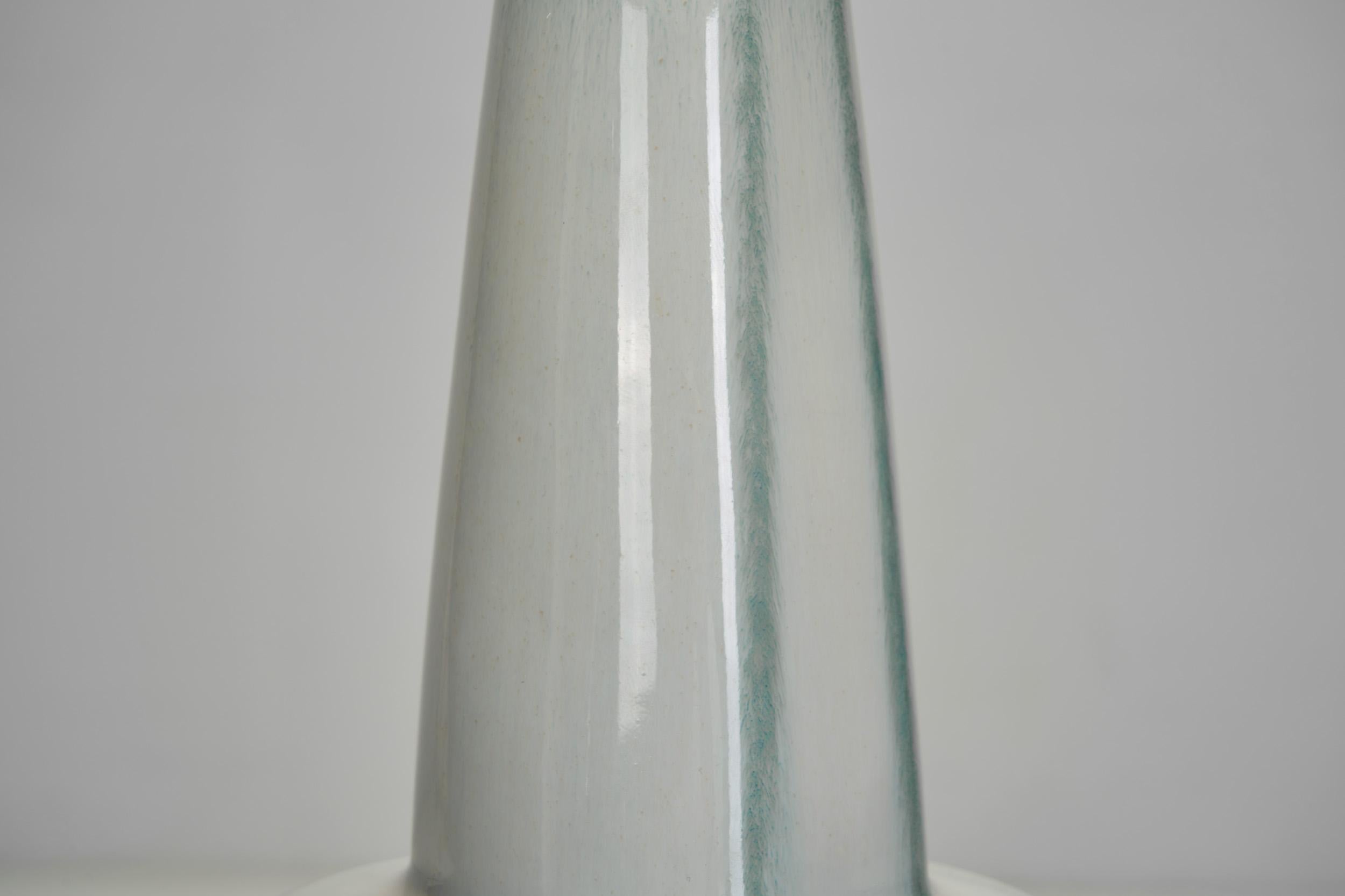 Pair of Einar Johansen Stoneware Table Lamps for Søholm Stentøj, Denmark 1960s 8