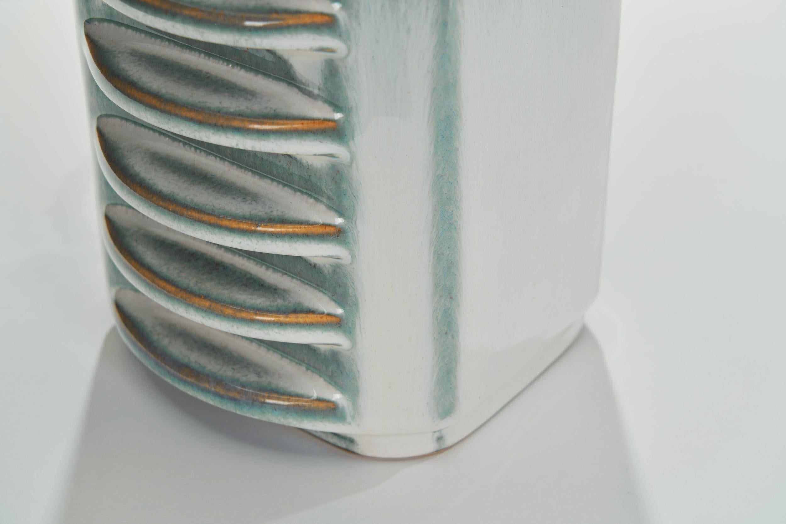 Pair of Einar Johansen Stoneware Table Lamps for Søholm Stentøj, Denmark 1960s 10