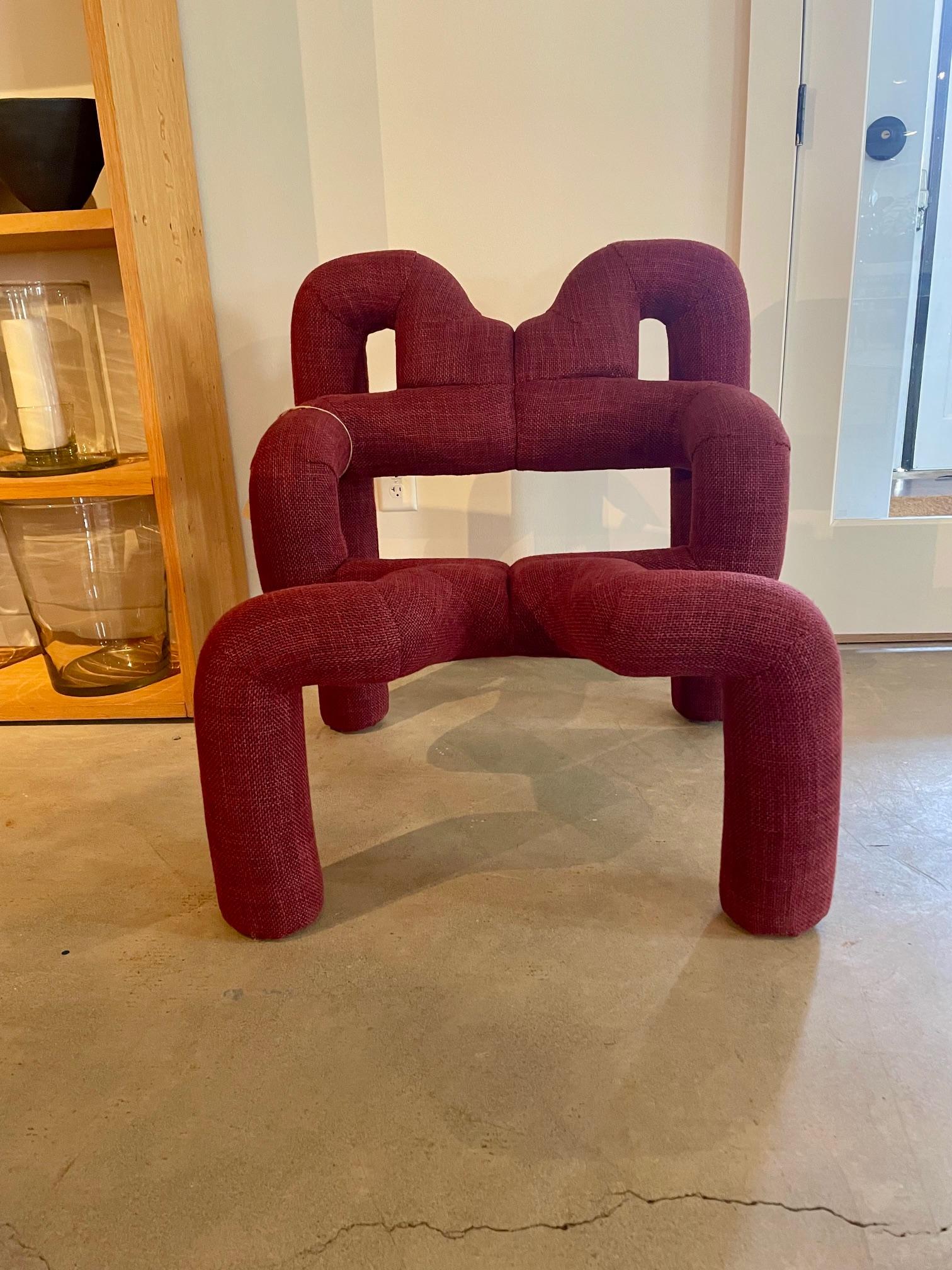 Pair of Ekstrem Chairs In Good Condition For Sale In Millbrook, NY
