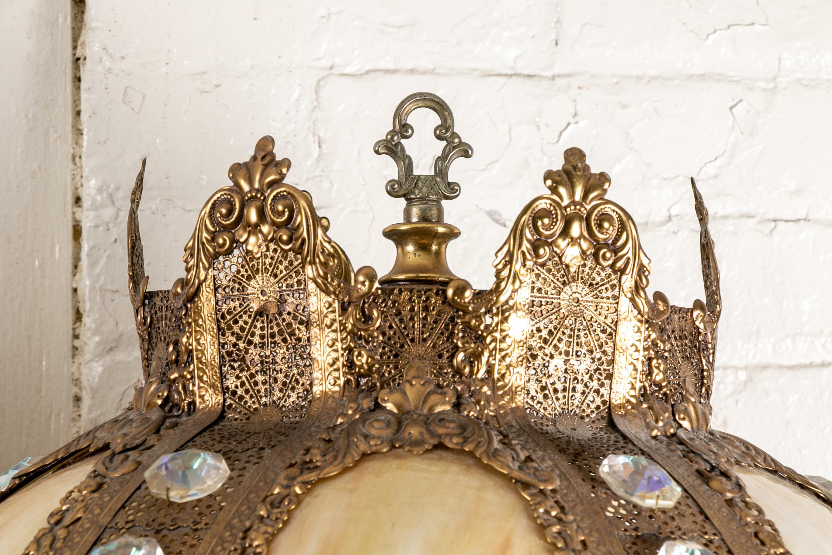 Pair Of Elaborate Moroccan Style Lamps 2