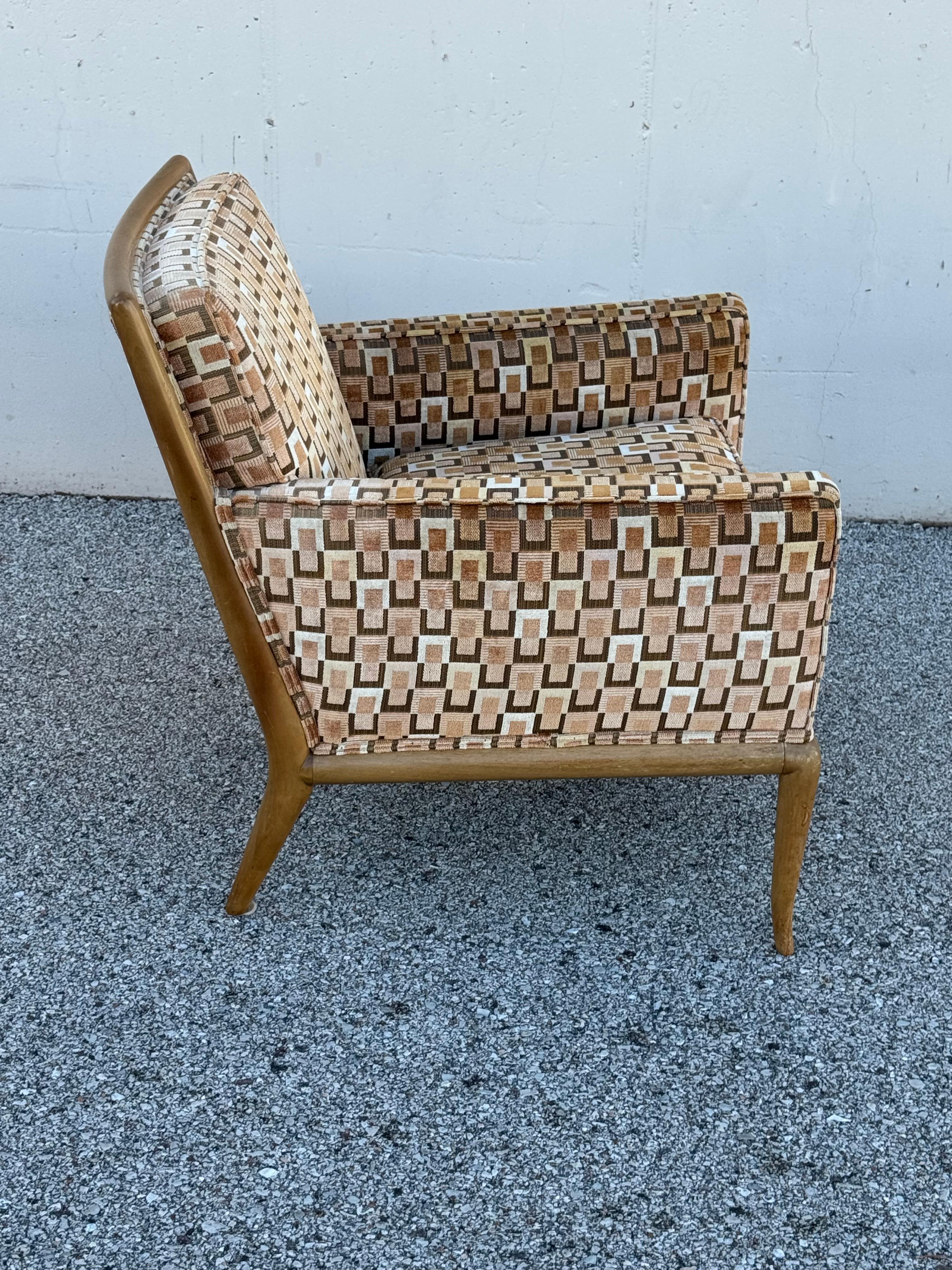 Pair of Elegant 1950s T.H. Robsjohn-Gibbings for Widdicomb Lounge Chairs en venta 3