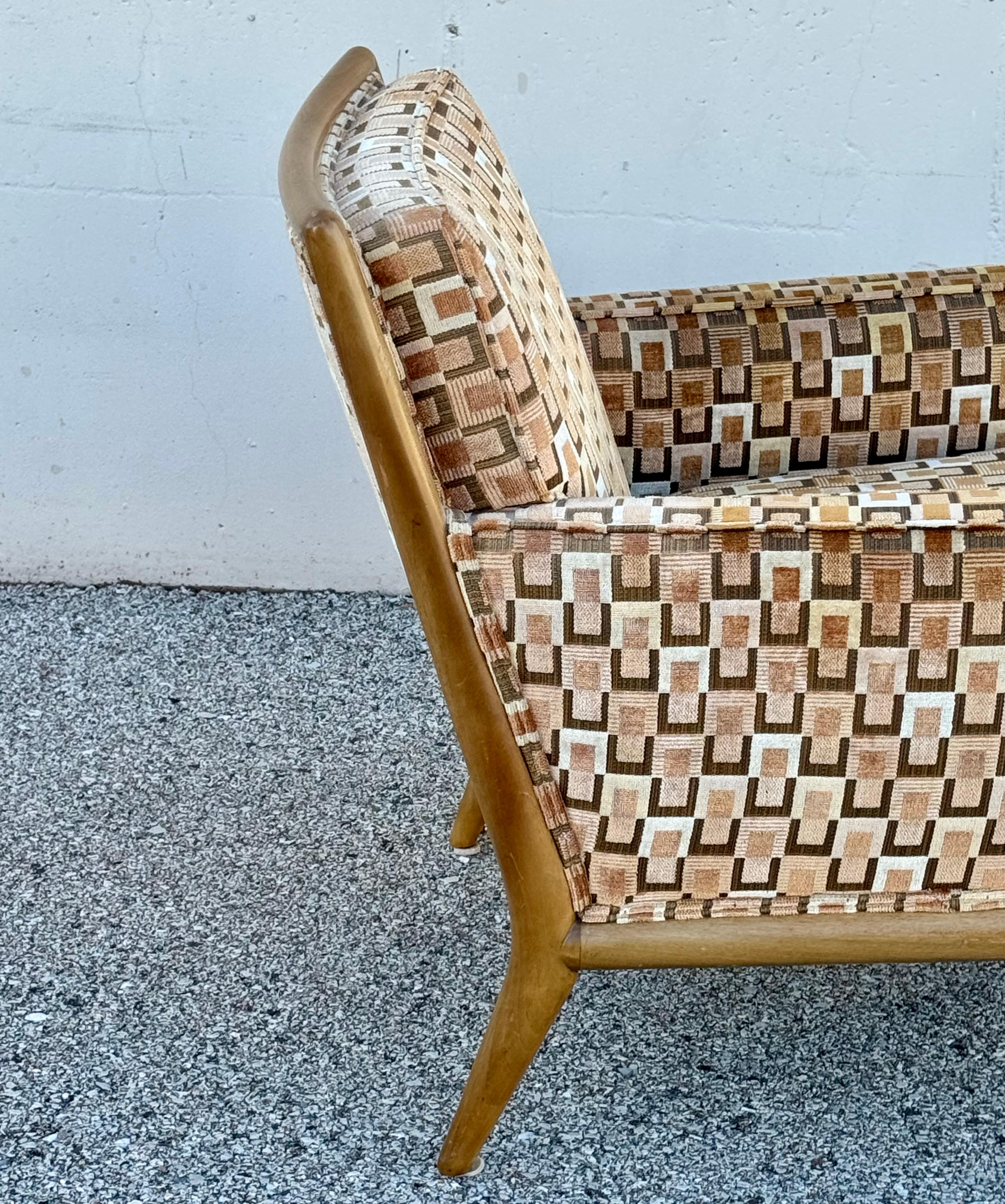 Pair of Elegant 1950s T.H. Robsjohn-Gibbings for Widdicomb Lounge Chairs en venta 4