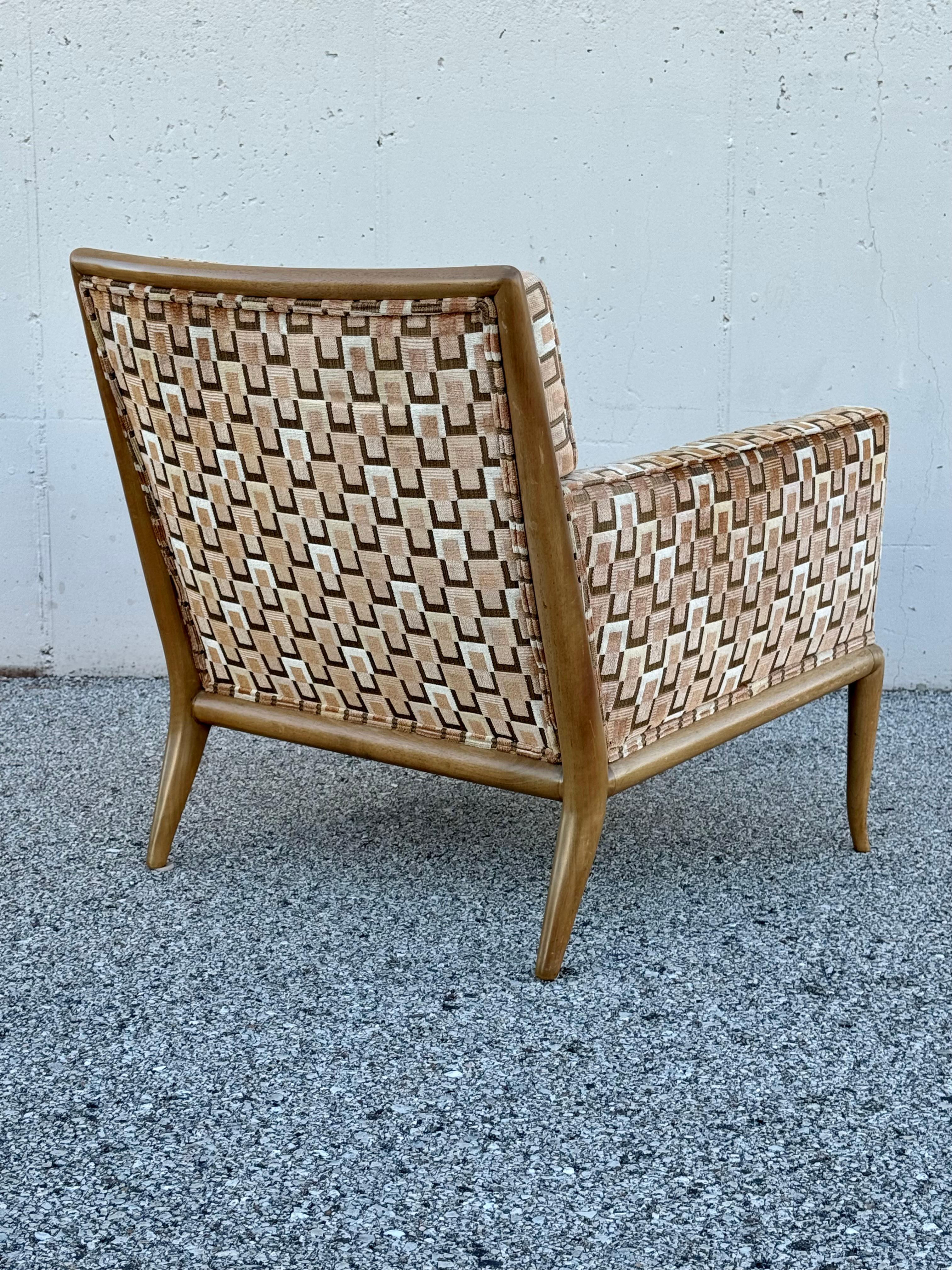 Pair of Elegant 1950s T.H. Robsjohn-Gibbings for Widdicomb Lounge Chairs en venta 5