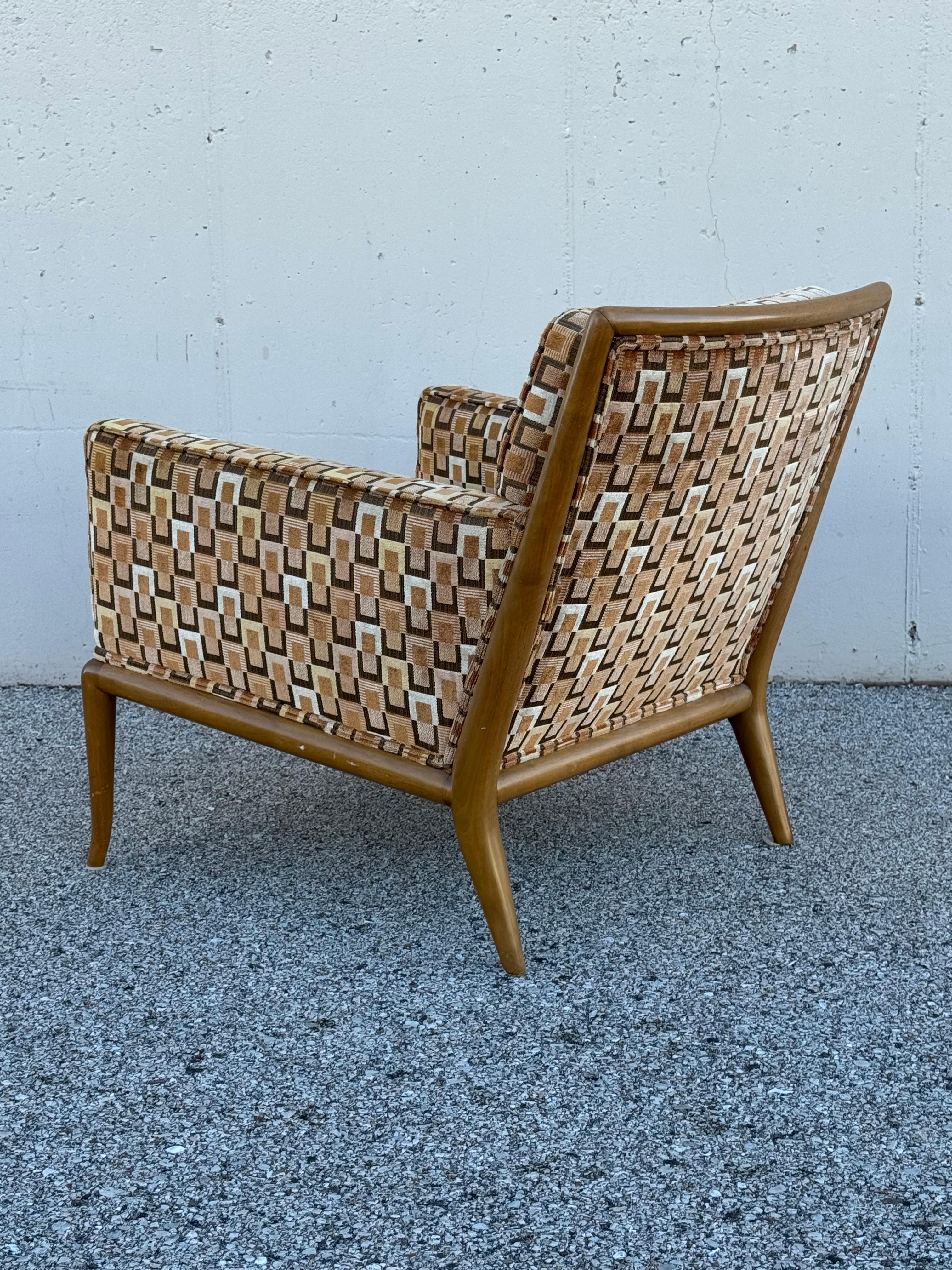 Pair of Elegant 1950s T.H. Robsjohn-Gibbings for Widdicomb Lounge Chairs en venta 7