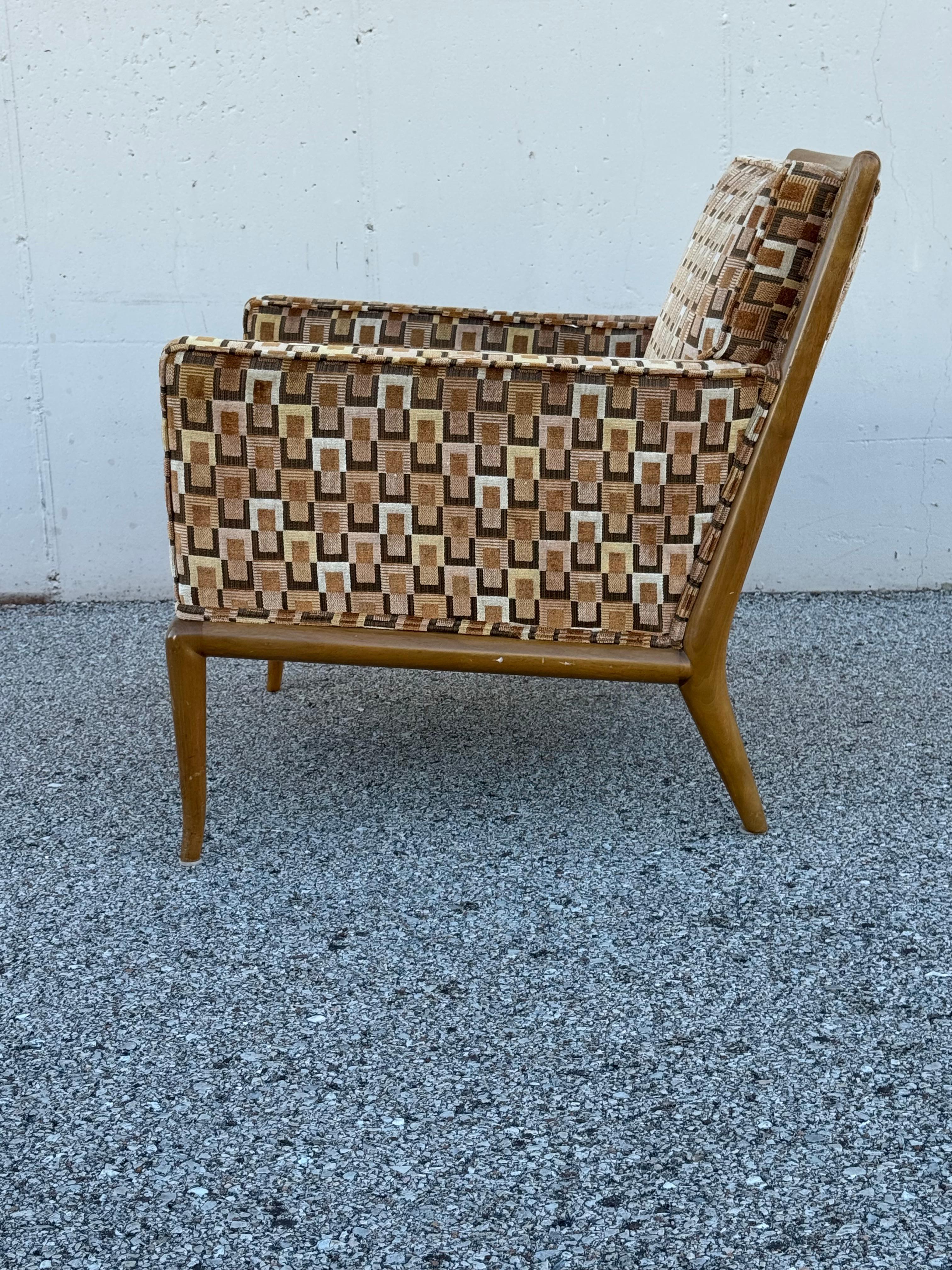 Pair of Elegant 1950s T.H. Robsjohn-Gibbings for Widdicomb Lounge Chairs en venta 9