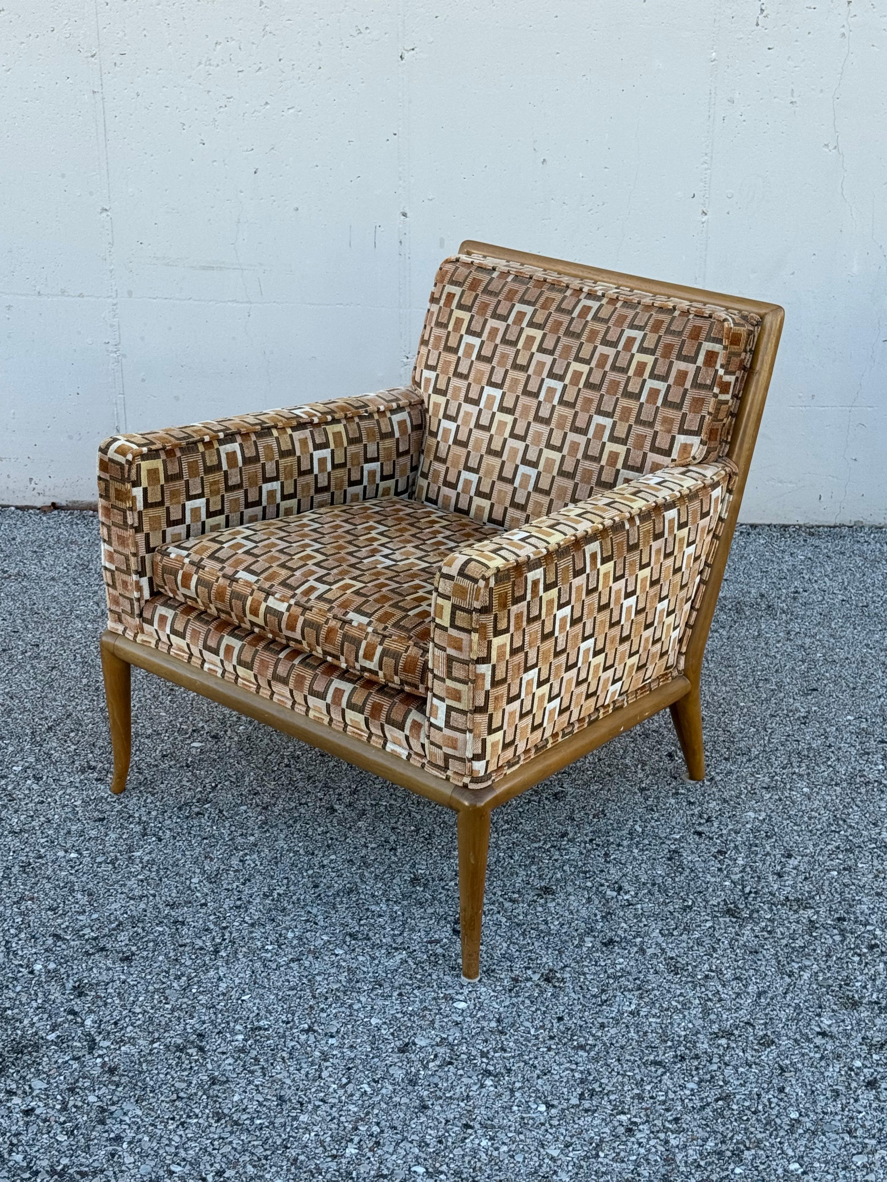 Pair of Elegant 1950s T.H. Robsjohn-Gibbings for Widdicomb Lounge Chairs en venta 10