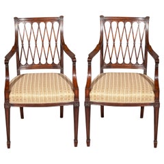 Antique Pair of Elegant 19th Century Armchairs