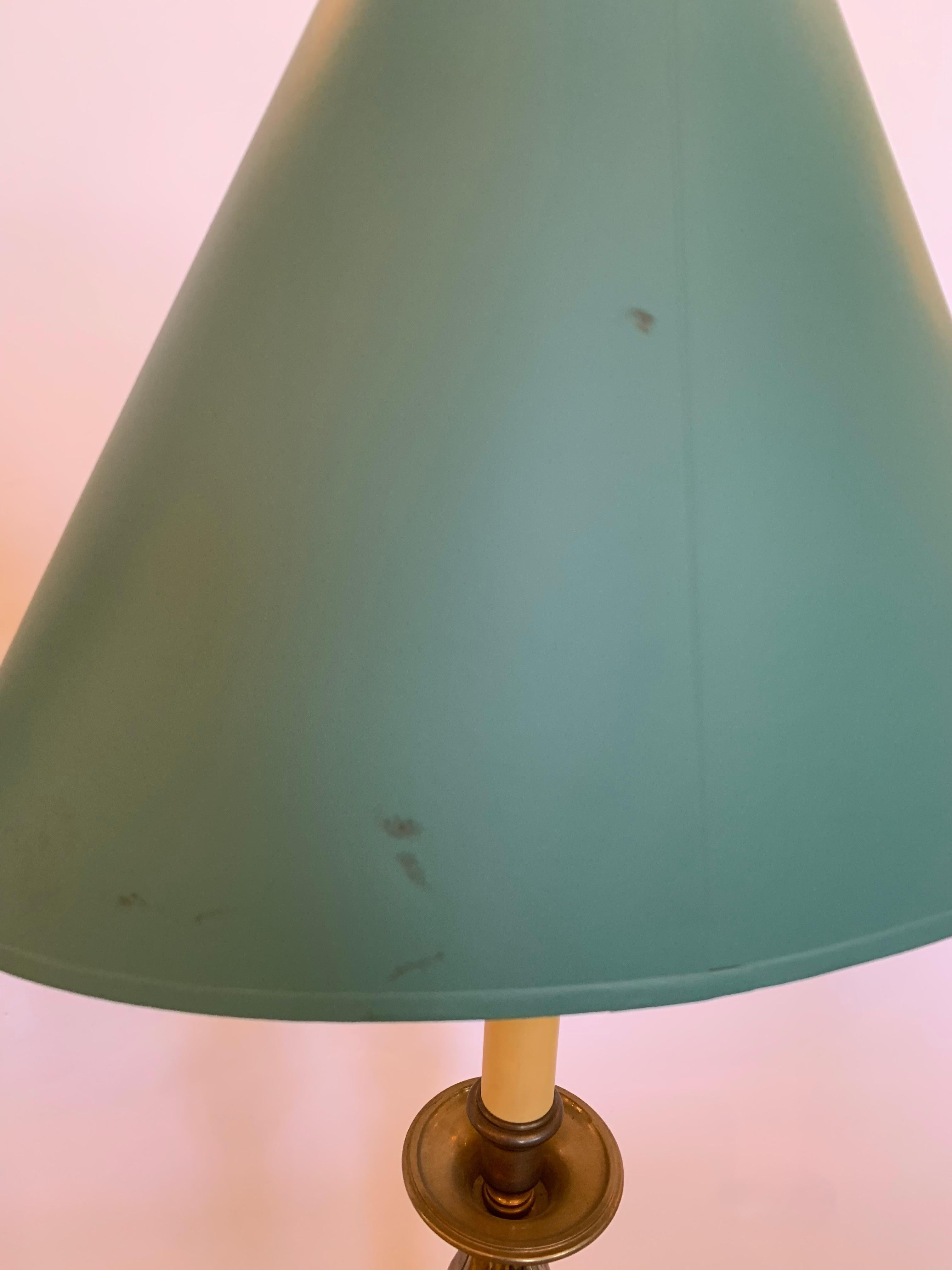 Pair of Elegant and Whimsical Brass Frog Motife Tall Table Lamps by Chapman 5