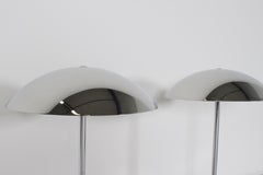 Pair of Elegant Bauhaus Table Lamps by Lumess, Switzerland