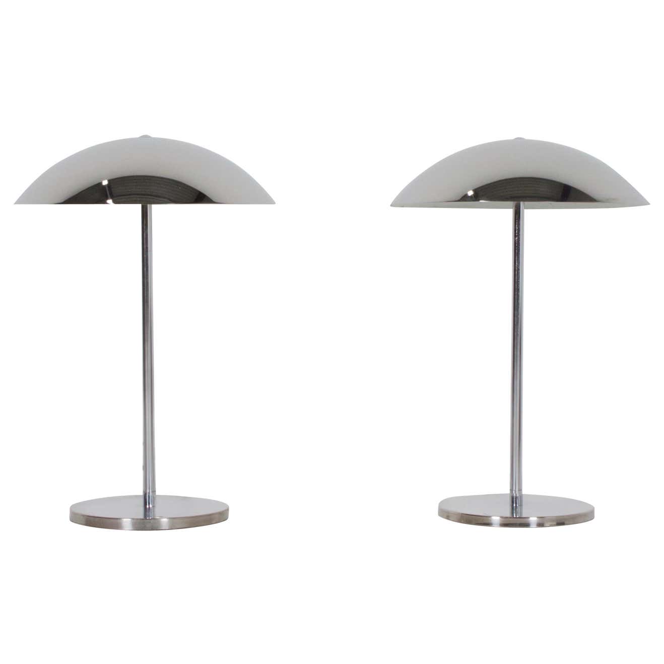 Pair of Elegant Bauhaus Table Lamps by Lumess, Switzerland at 1stDibs ...