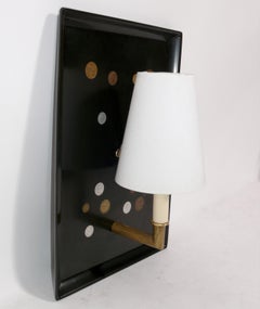 Pair of Elegant Coin Inlaid Sconces