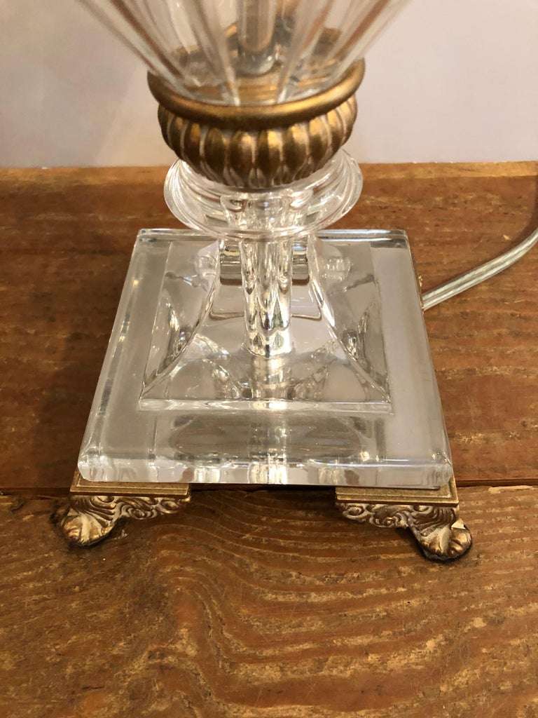 Pair of Elegant Crystal Schonbek Lamps For Sale at 1stDibs schonbek