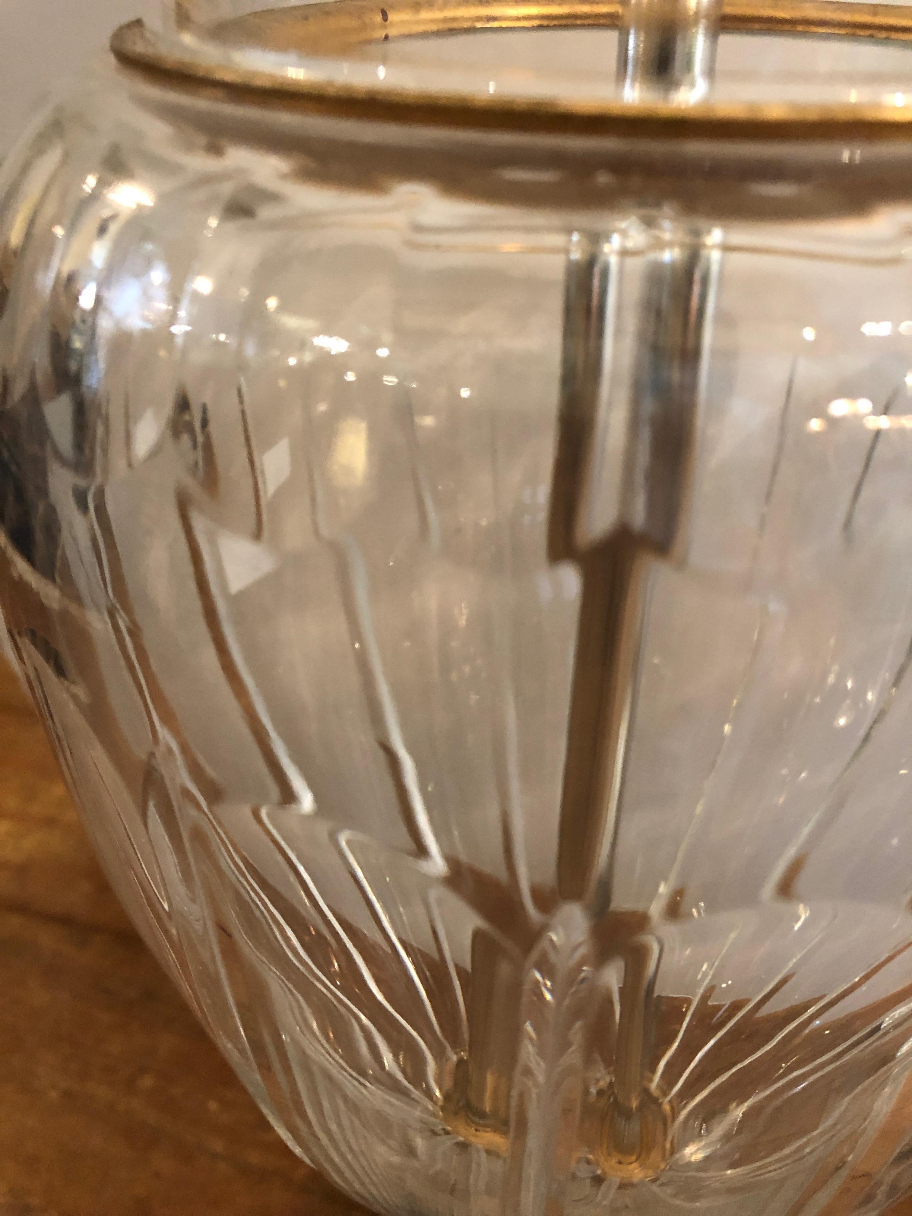 Pair of Elegant Crystal Schonbek Lamps In Excellent Condition For Sale In Hopewell, NJ