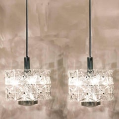 Pair of Elegant Fine Modern Kinkeldey Chandeliers, 1970