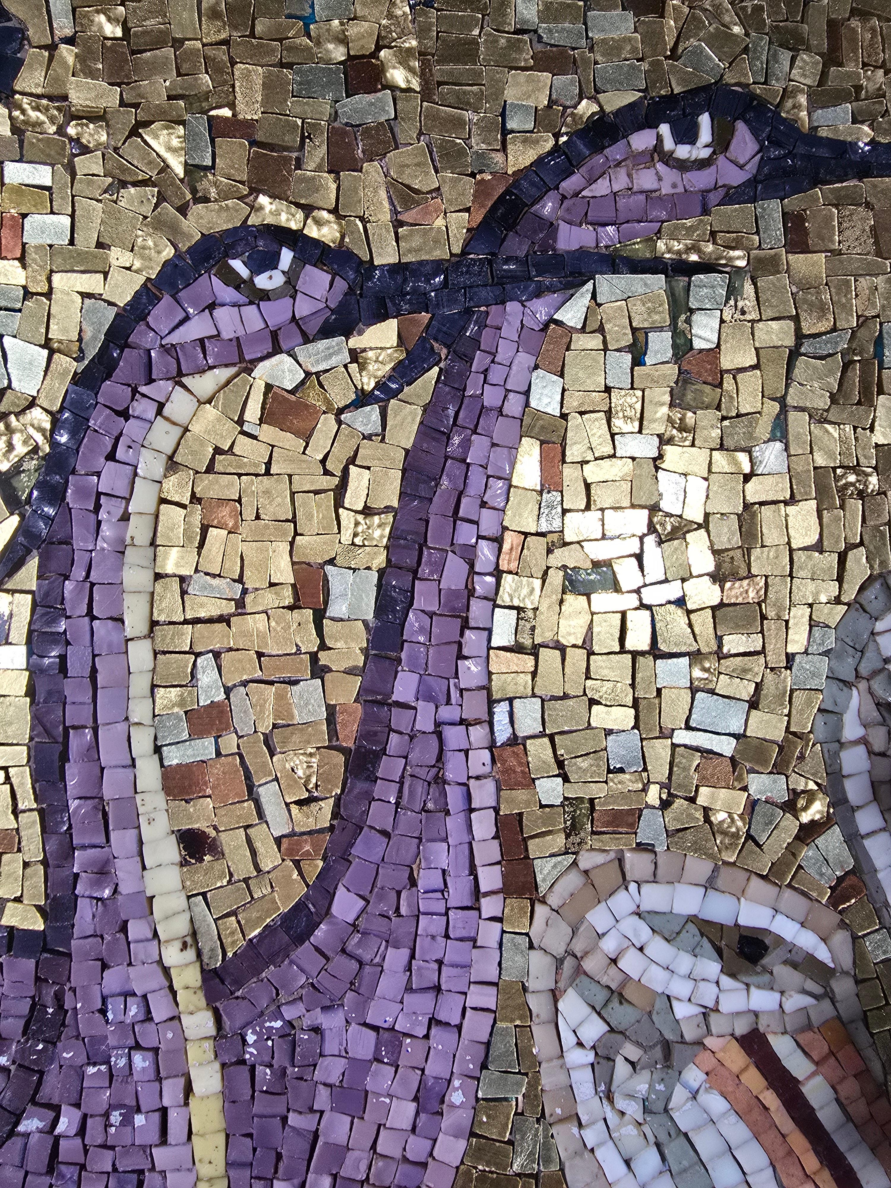 Paire d'élégantes mosaïques italiennes, 19ème siècle Bon état - En vente à Madrid, ES