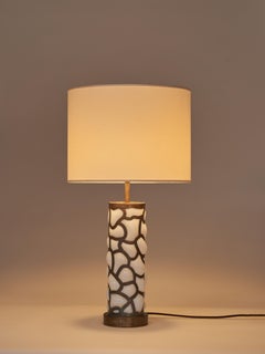 Paire d'élégantes lampes de table italiennes 'Blown Clouds' (nuages soufflés)