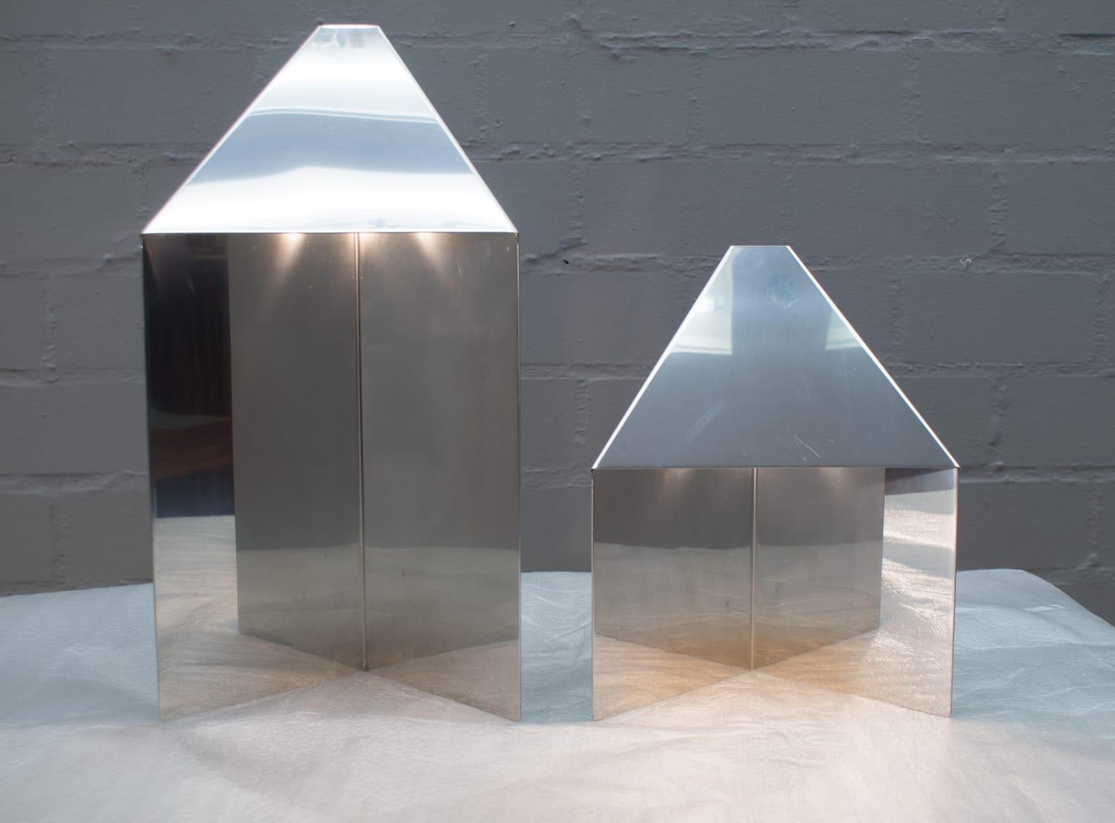 Fin du 20e siècle Paire d'élégantes lampes de table d'appoint de style mi-siècle moderne, années 1970 en vente