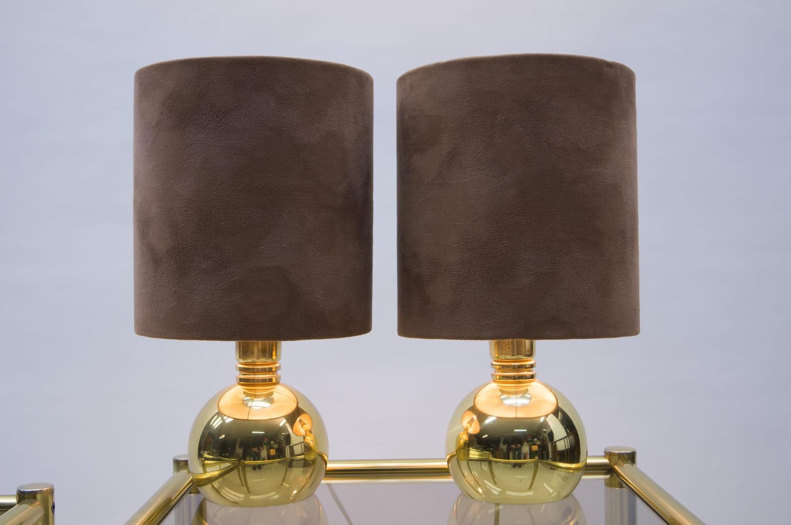 Pair of Elegant Mid-Century Modern Table Lamps, 1960s In Good Condition For Sale In Nürnberg, Bayern