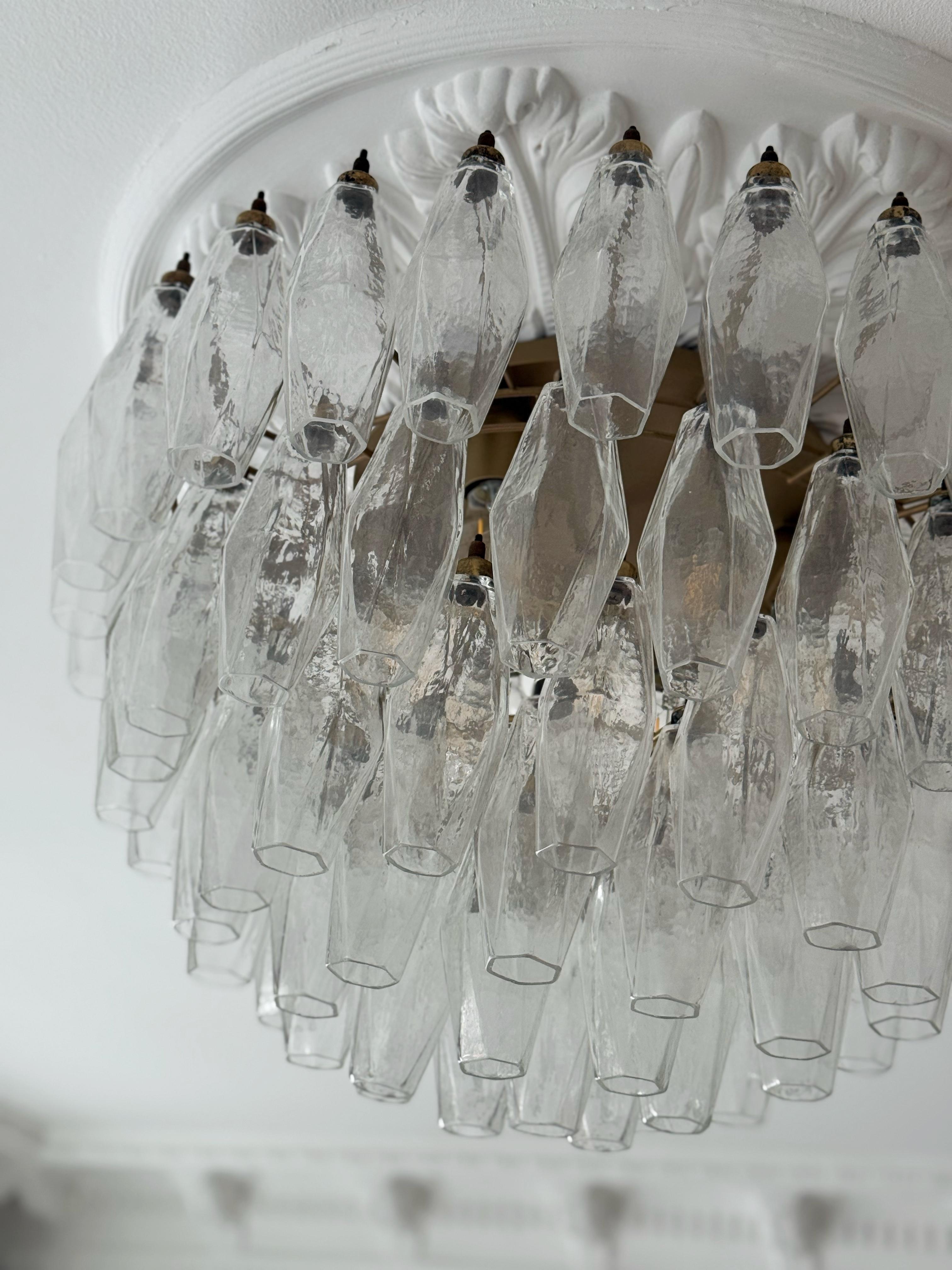 Pareja de Elegantes Candelabros de Murano - Murano Flush Mount Plafond en venta 3