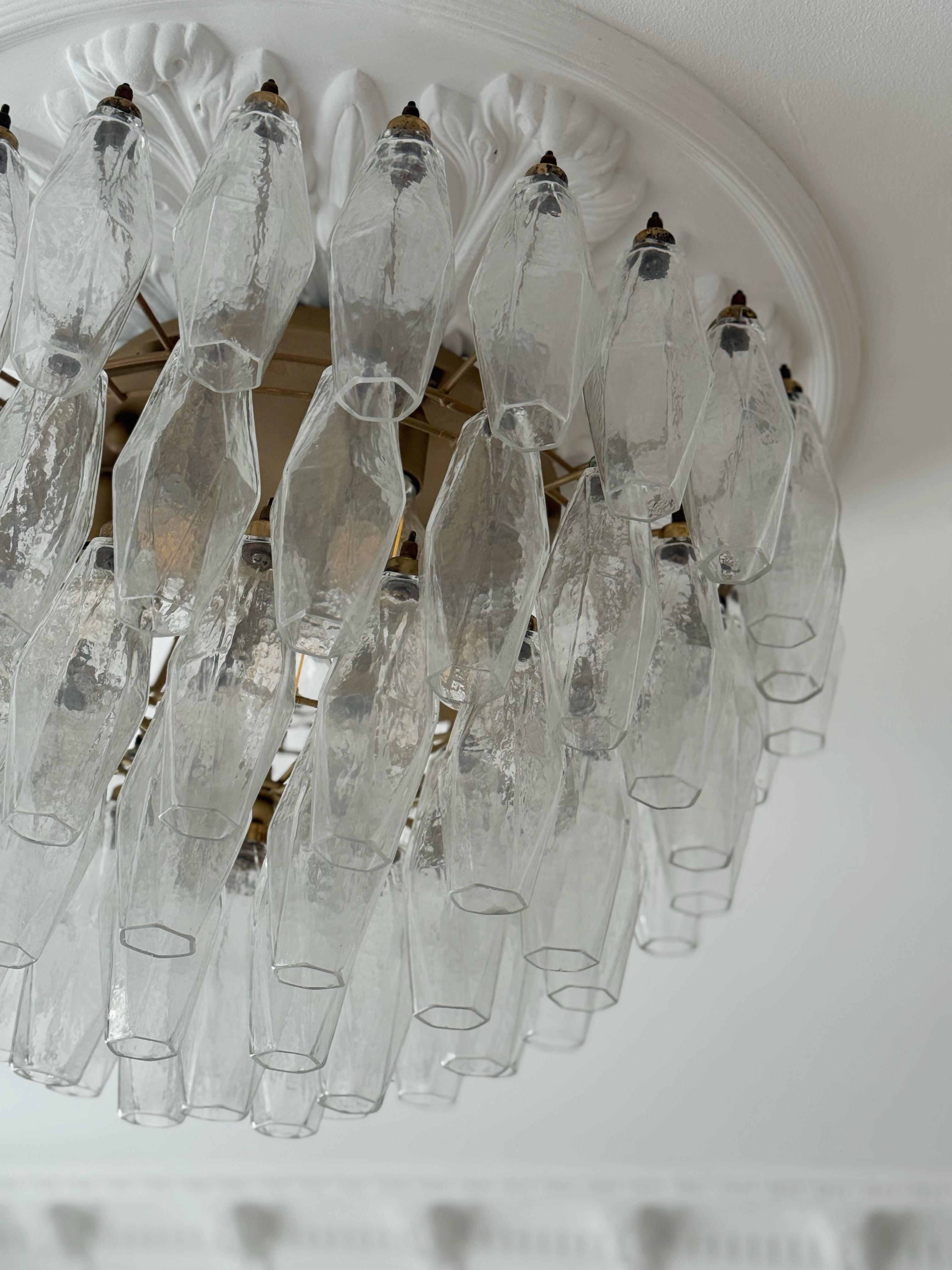 Pareja de Elegantes Candelabros de Murano - Murano Flush Mount Plafond en venta 1