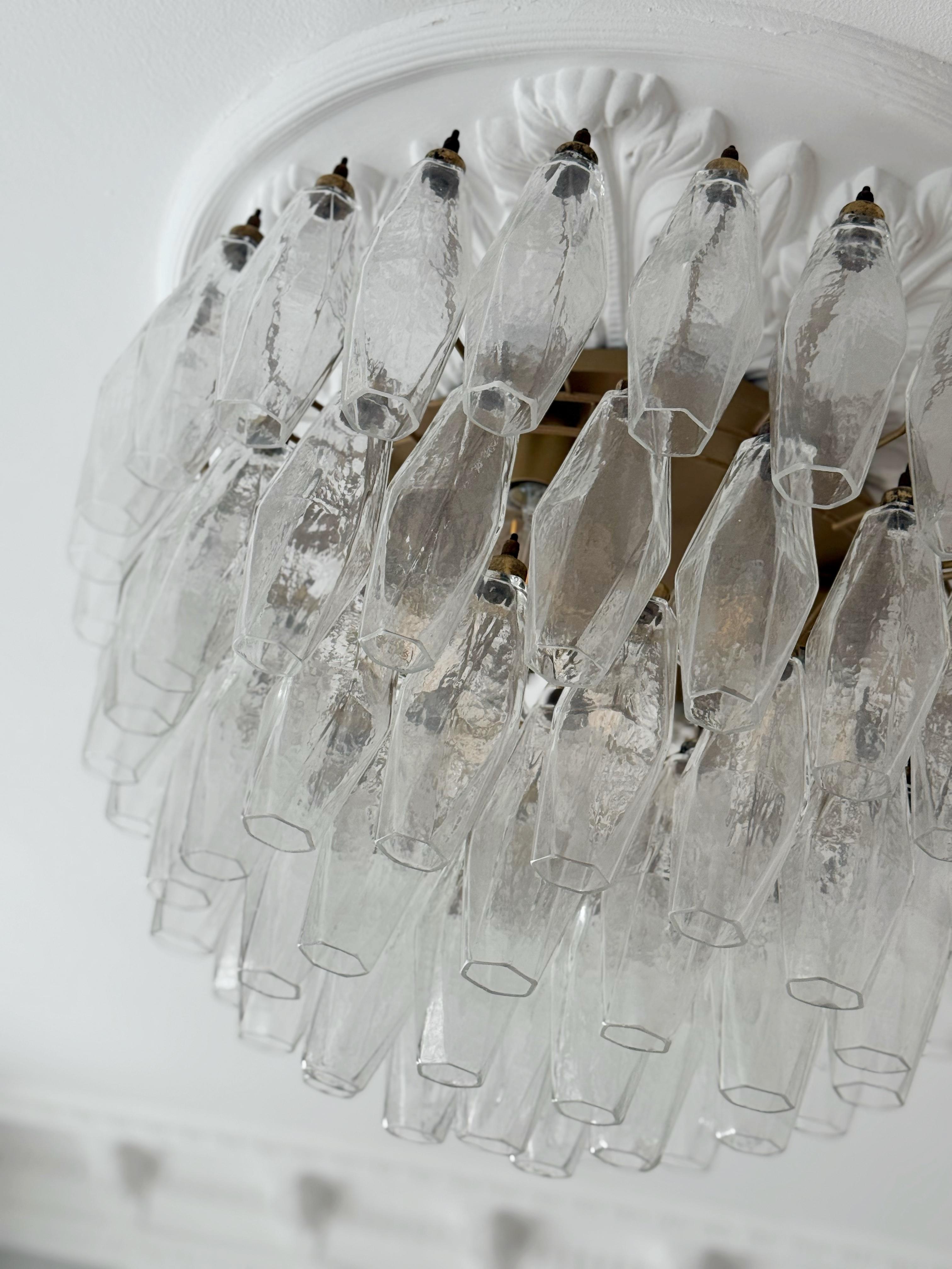 Pareja de Elegantes Candelabros de Murano - Murano Flush Mount Plafond en venta 2