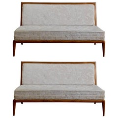 Pair of Elegant Settees by T.H. Robsjohn-Gibbings
