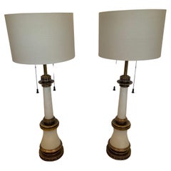 Pair of Elegant Tall Stiffel Table Lamps