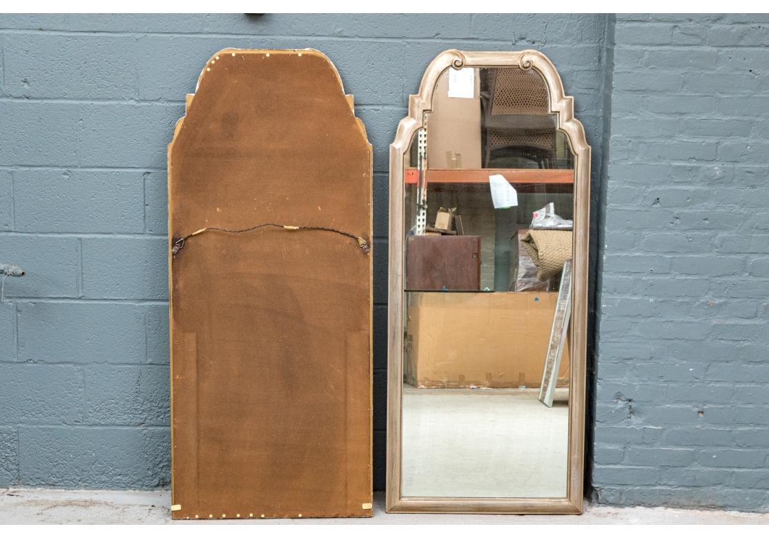Pair Of Elegant Three Quarter Length Mirrors in Hollywood Regency Style For Sale 2