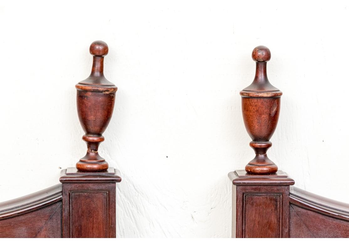 Pair Of Elegant Twin Cane Headboards 7