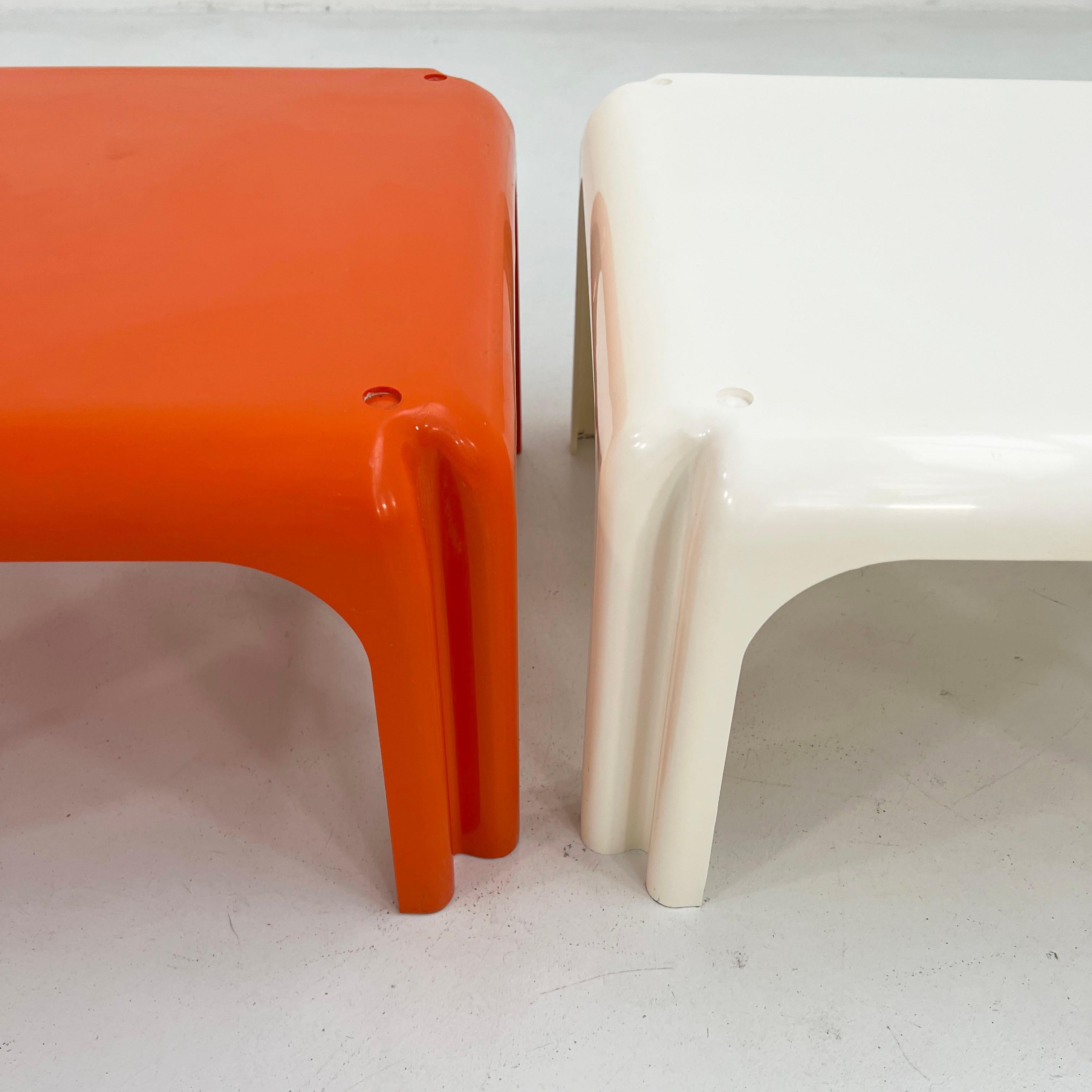Late 20th Century Pair of Elena Stacking Tables by Vico Magistretti for Metra, 1970s