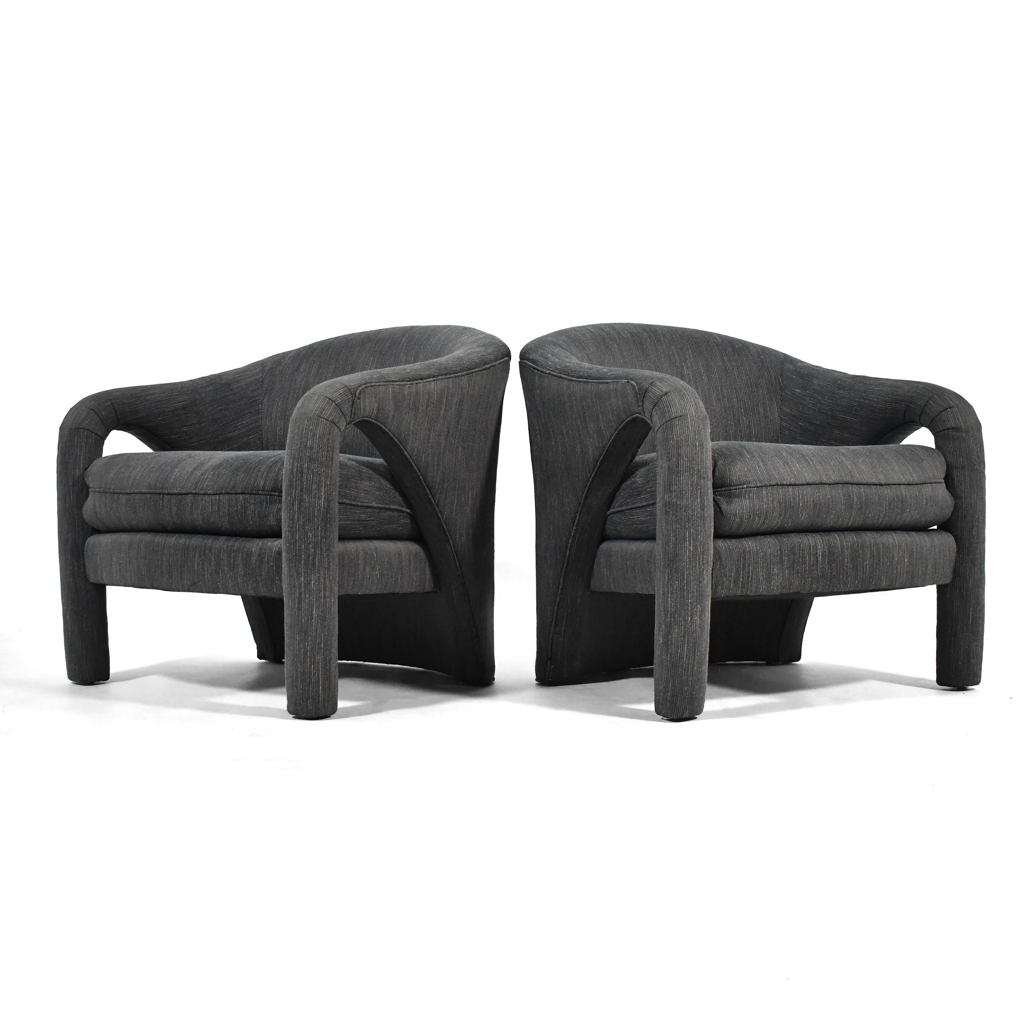American Pair of Elephant Chairs by Weiman For Sale