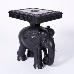 Pair of Elephant End Tables