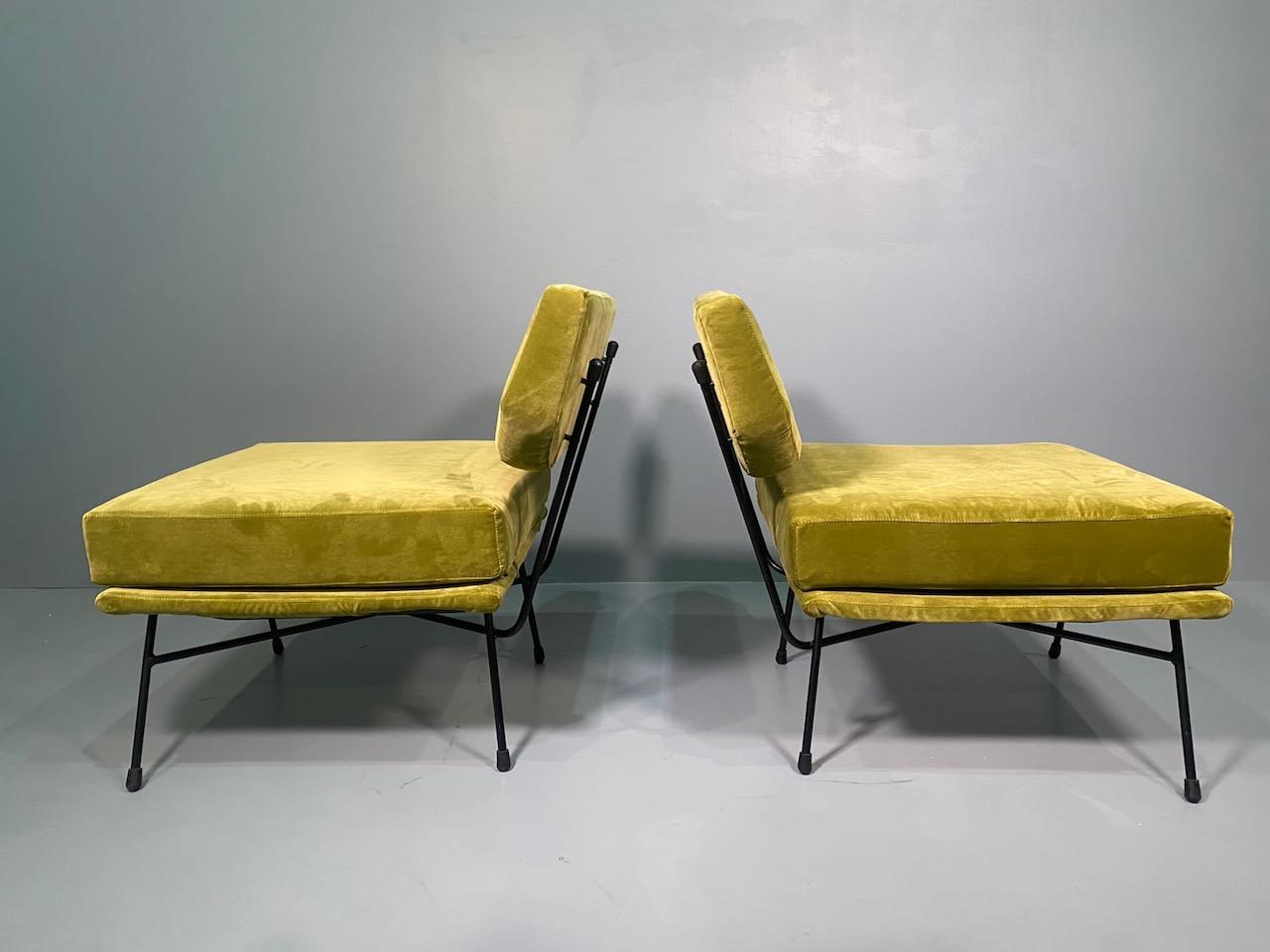 Pair of 'Elettra' Lounge Chairs by BBPR, Arflex, Italy 1953, Compasso D'Oro 1954 For Sale 11