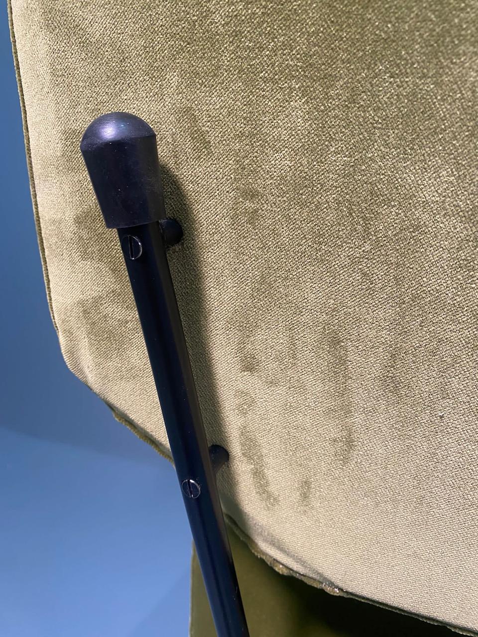 20ième siècle Paire de chaises longues Elettra de BBPR, Arflex, Italie 1953, Compasso D'Oro 1954 en vente