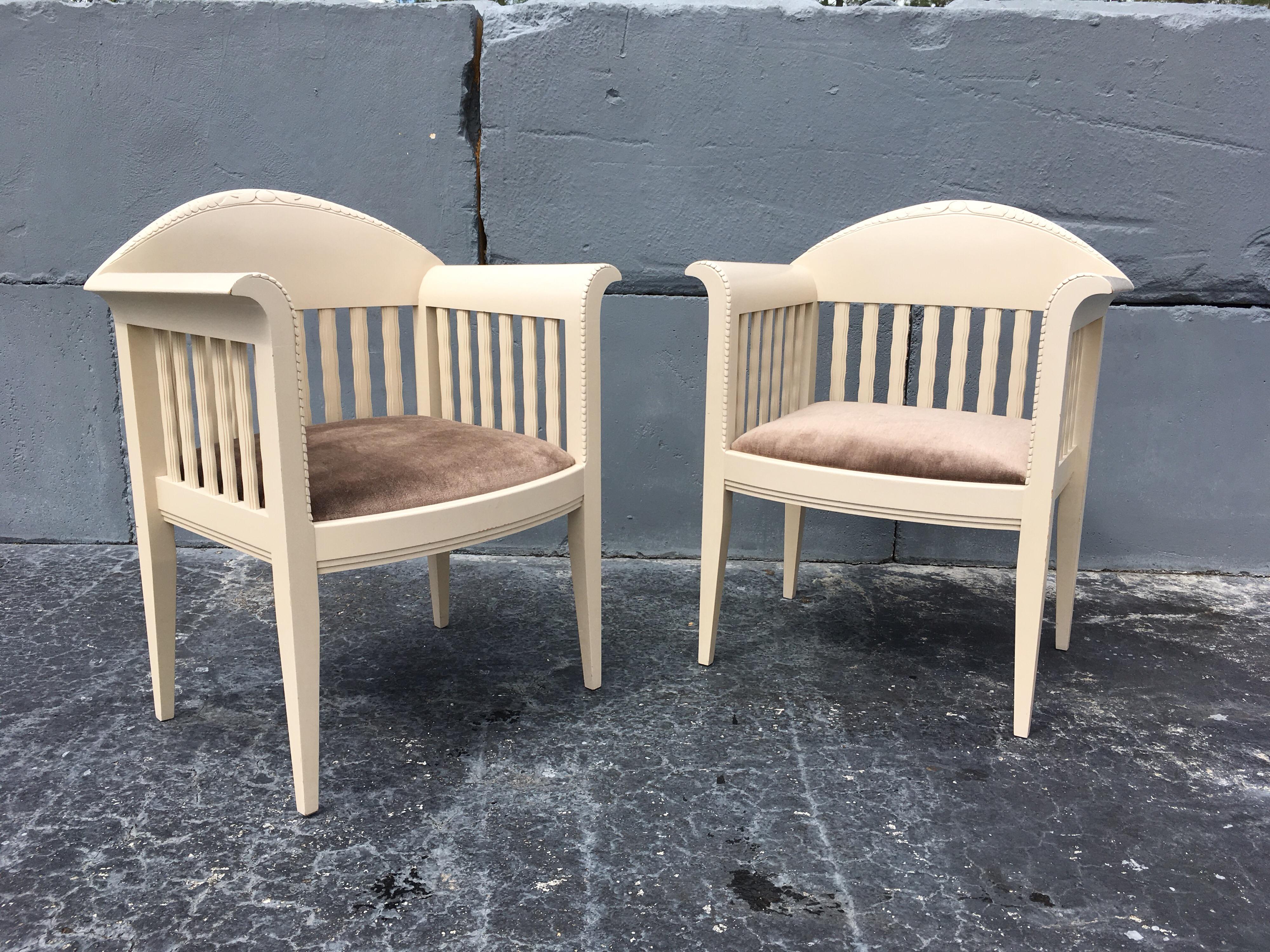 Finnish Pair of Eliel Saarinen Chairs