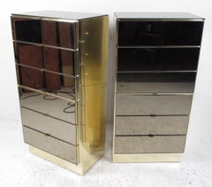 Pair of Ello Mirrored Lingerie Chests
