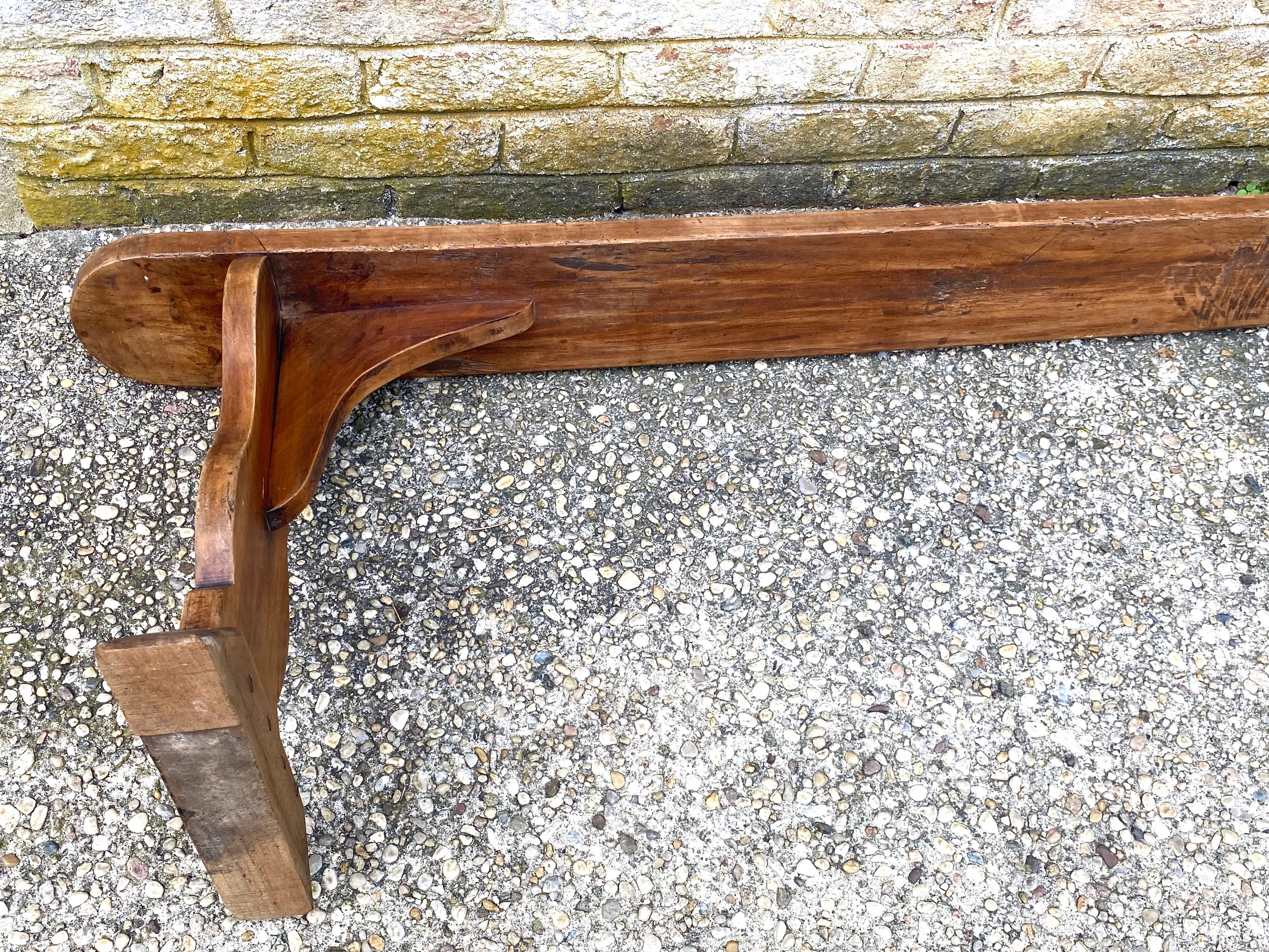 Pair of Elm Benches For Sale 10