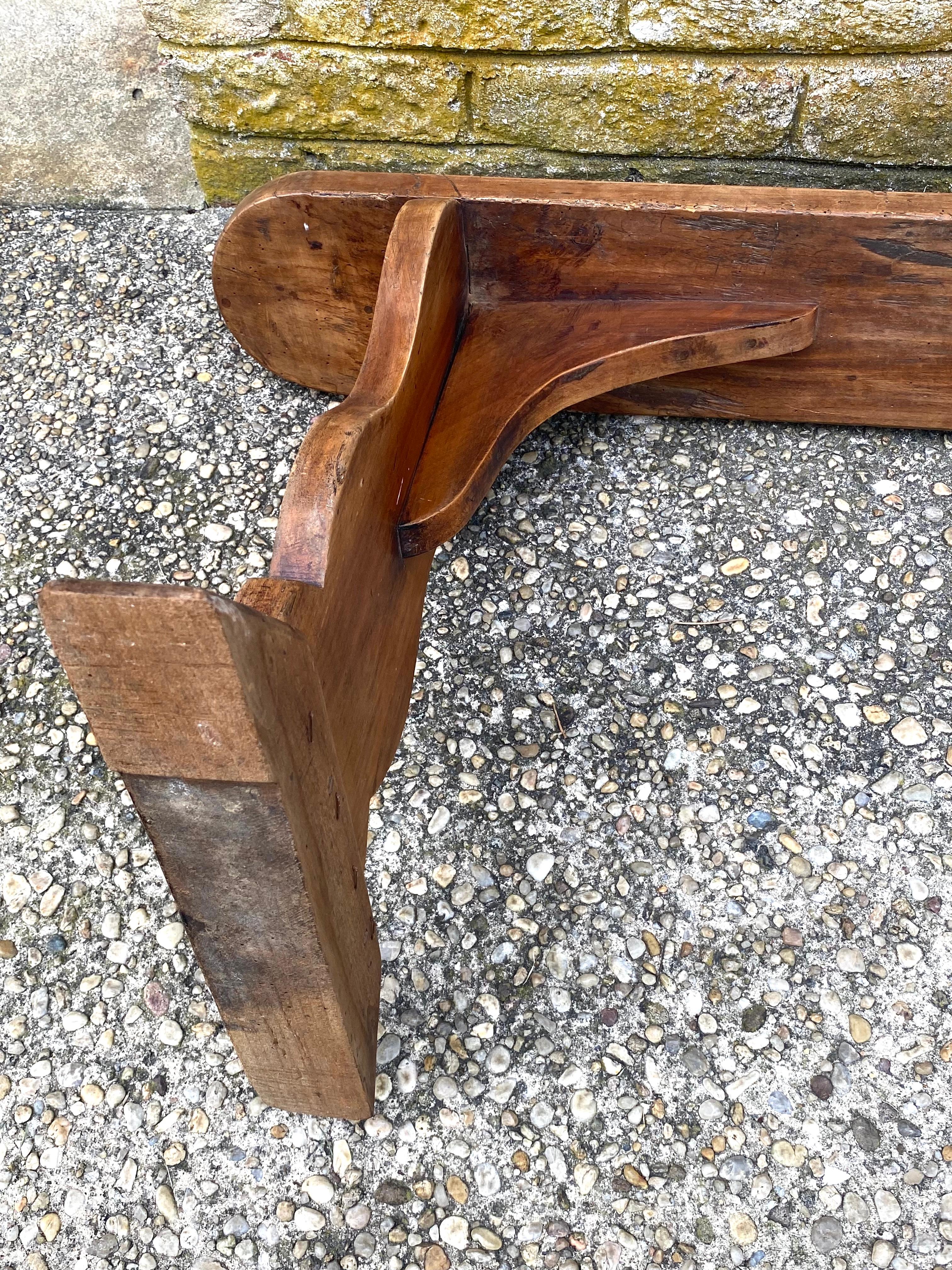 Pair of Elm Benches For Sale 13