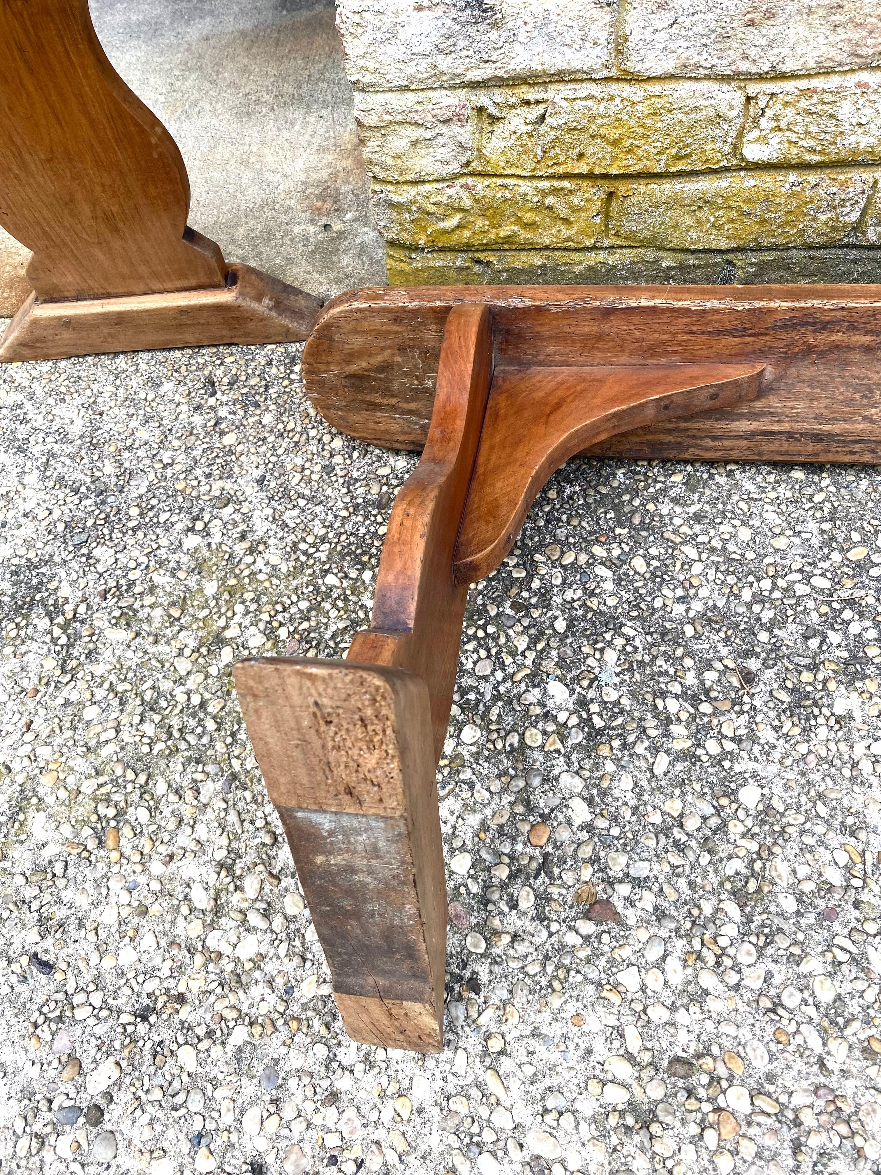 Pair of Elm Benches For Sale 14
